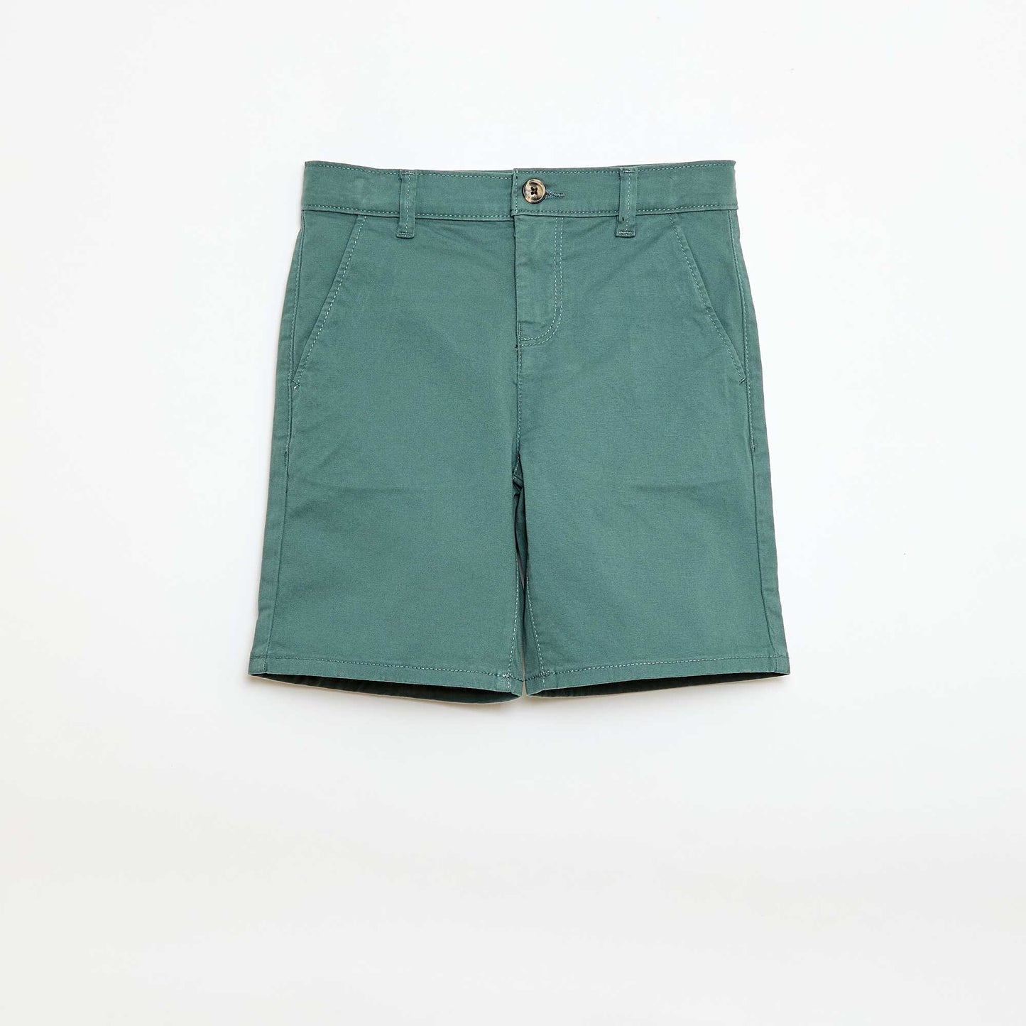 Bermuda chino en twill VERT