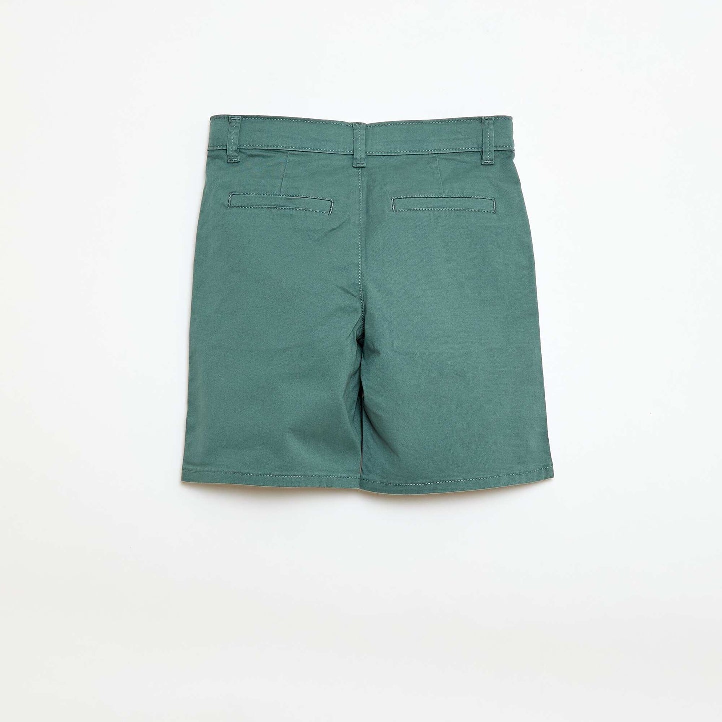 Bermuda chino en twill VERT