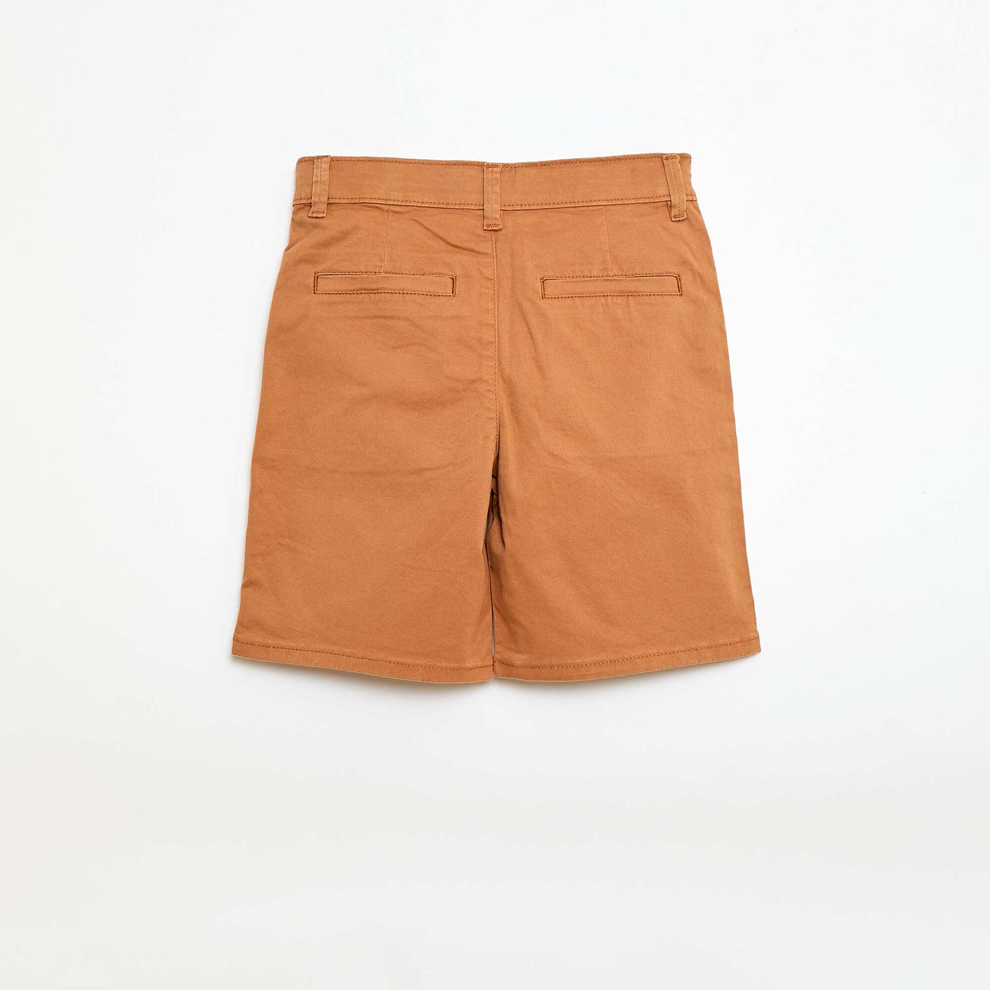Bermuda chino en twill MARRON