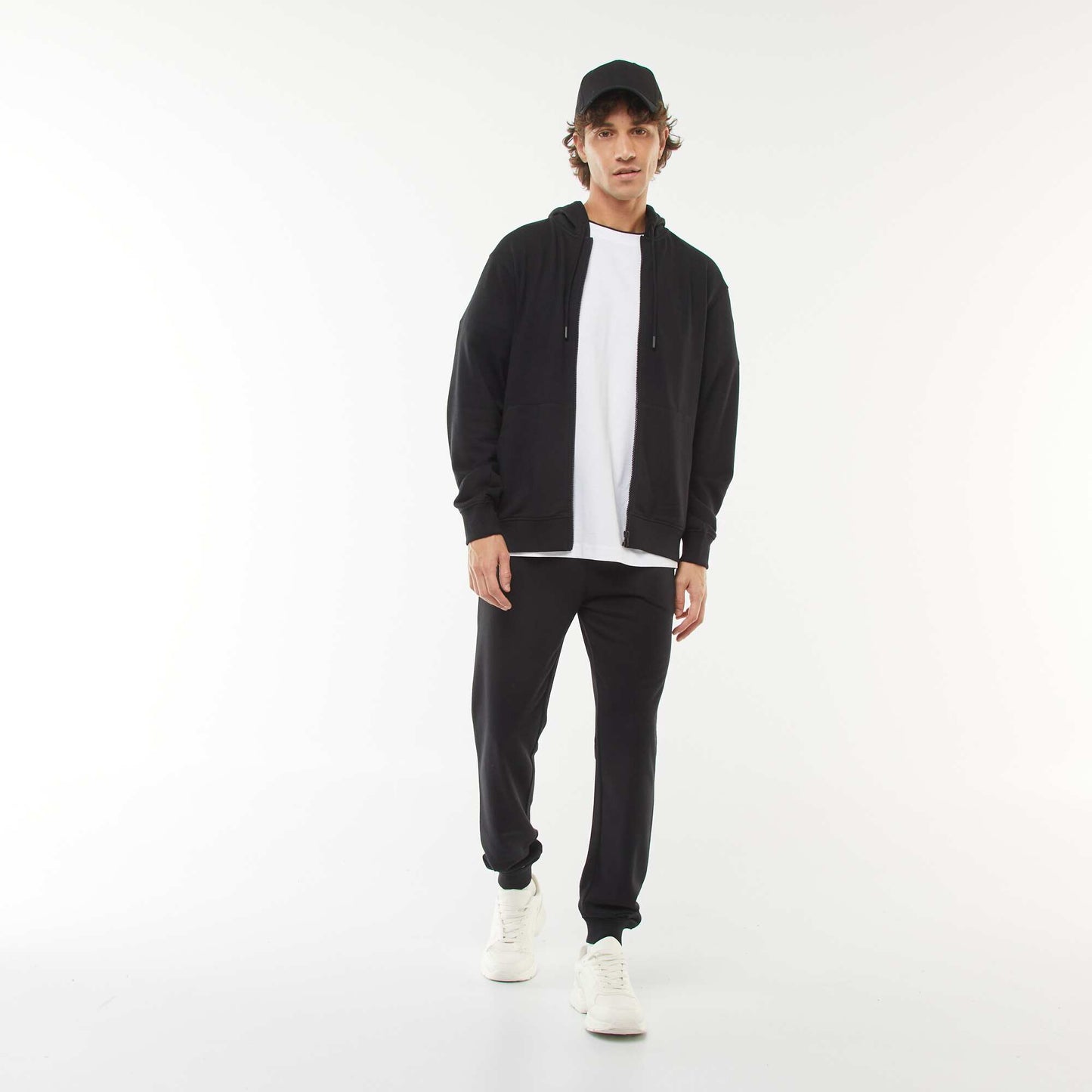 T-shirt oversize avec ligne BLANC