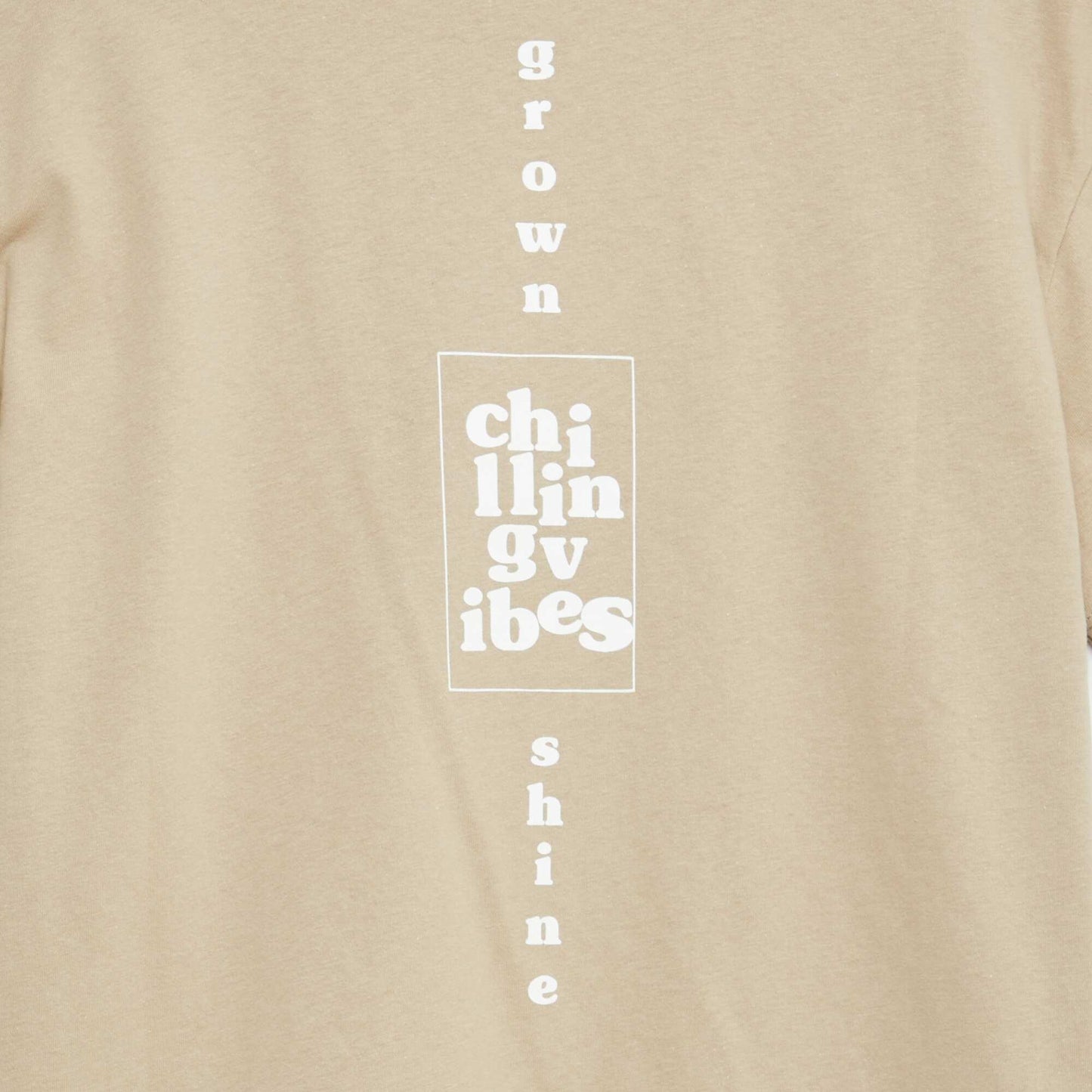 T-shirt effet 2-en-1 BEIGE