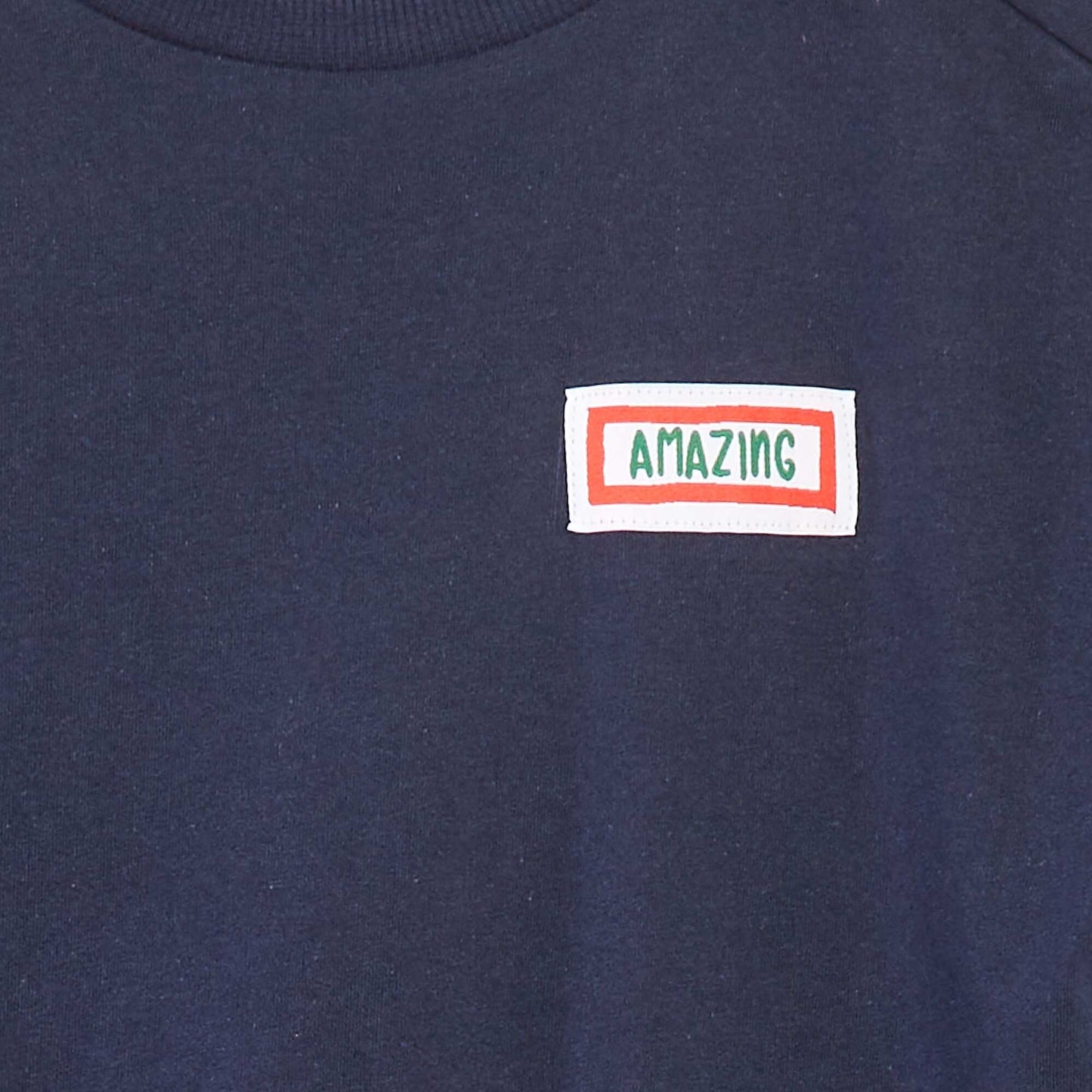 T-shirt loose à manches courtes BLEU