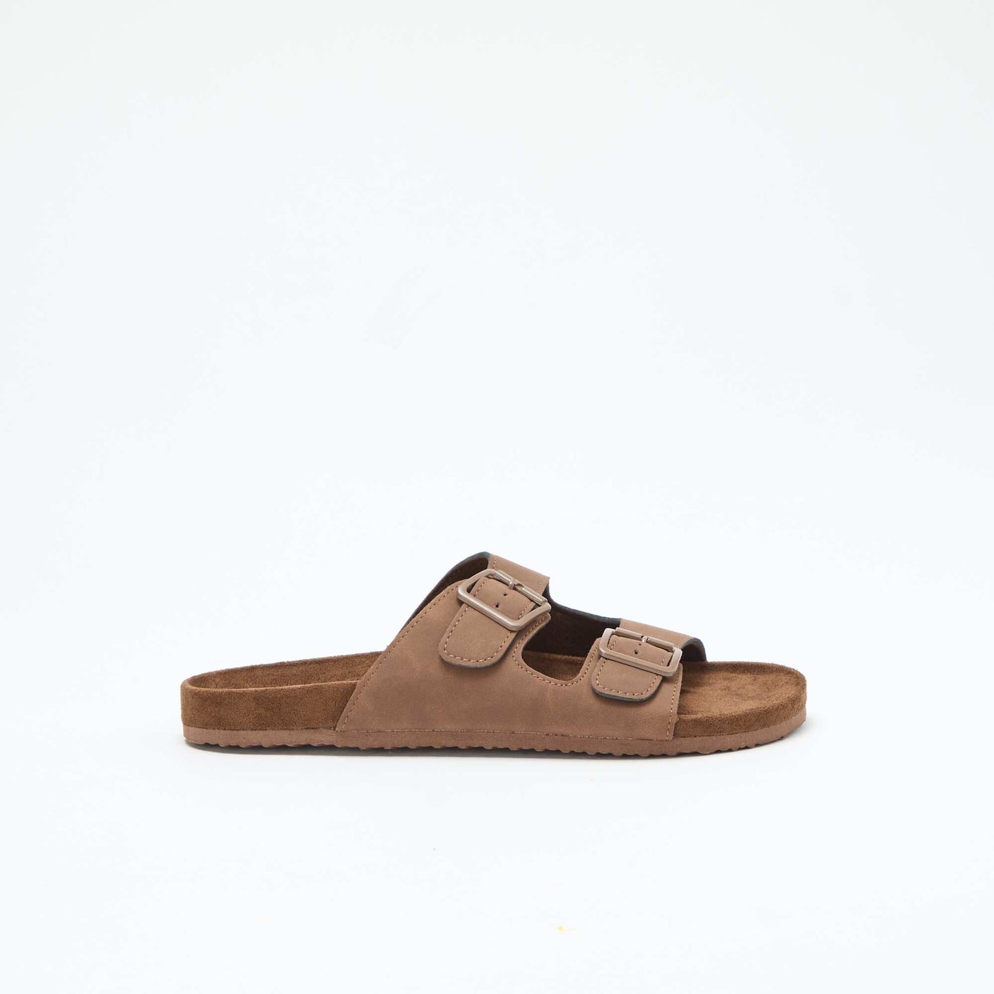 Mules double brides MARRON