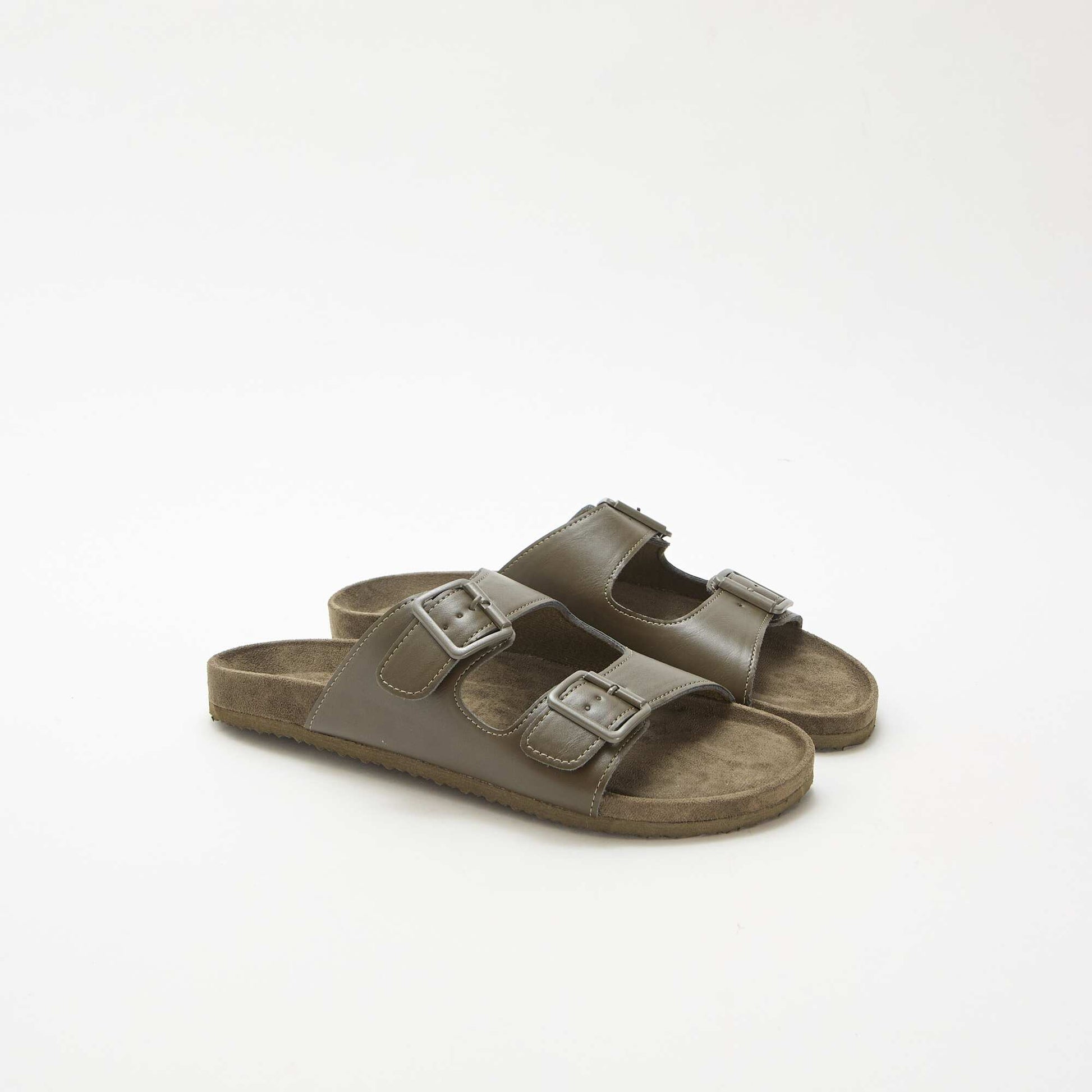 Mules double brides KAKI