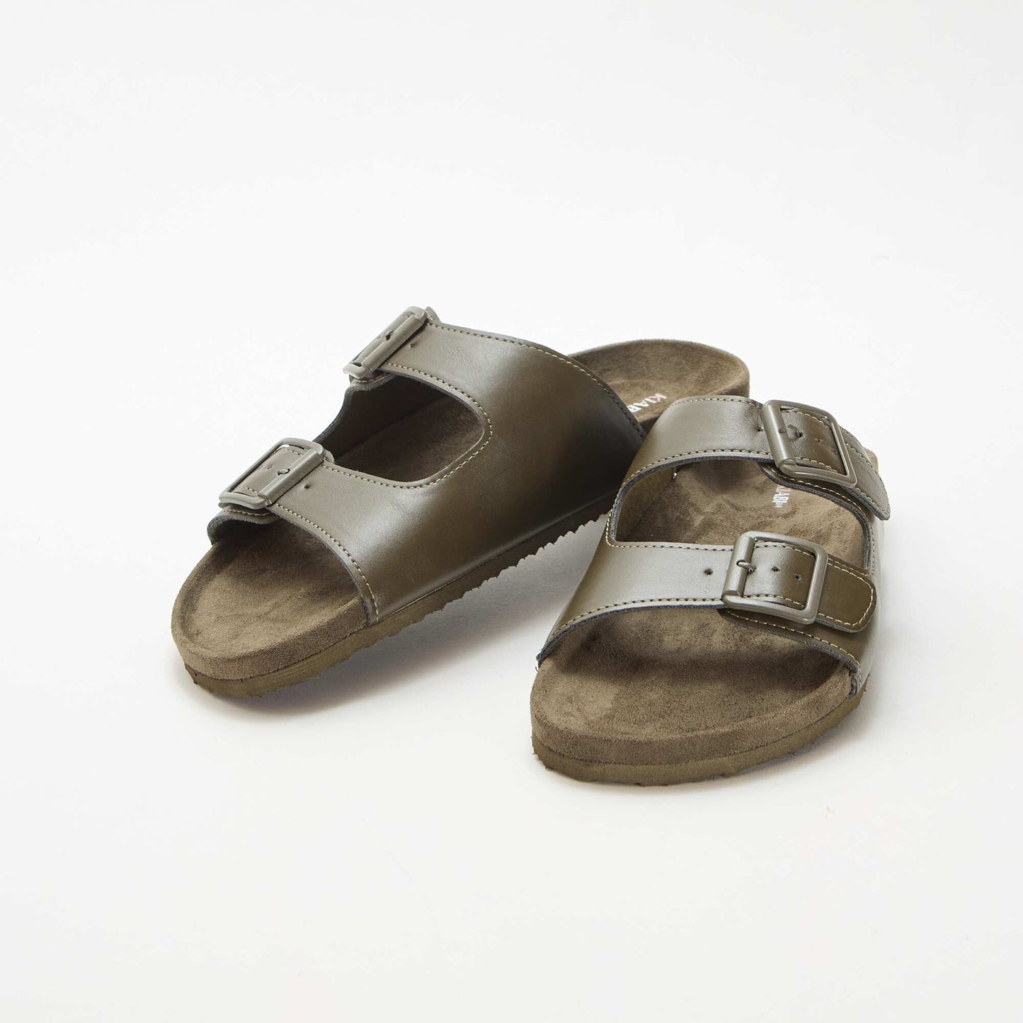 Mules double brides KAKI