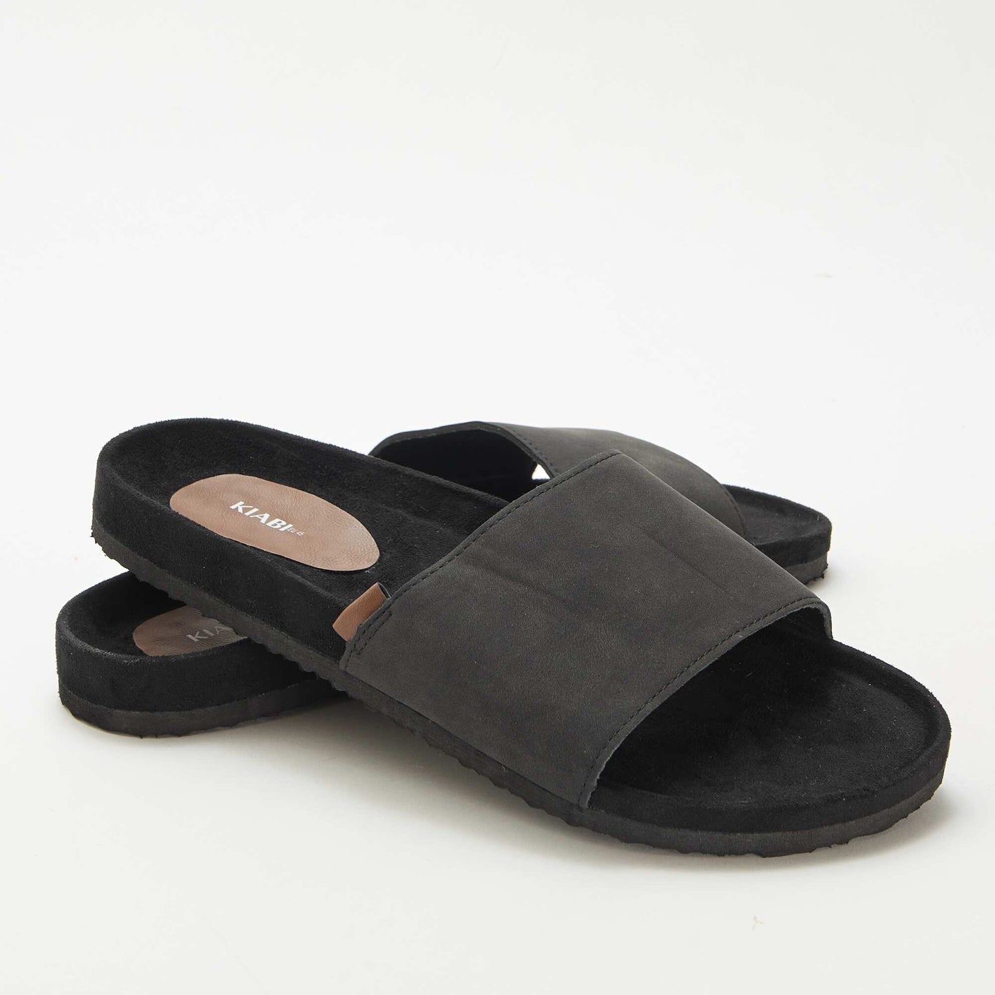 Mules à une bride NOIR
