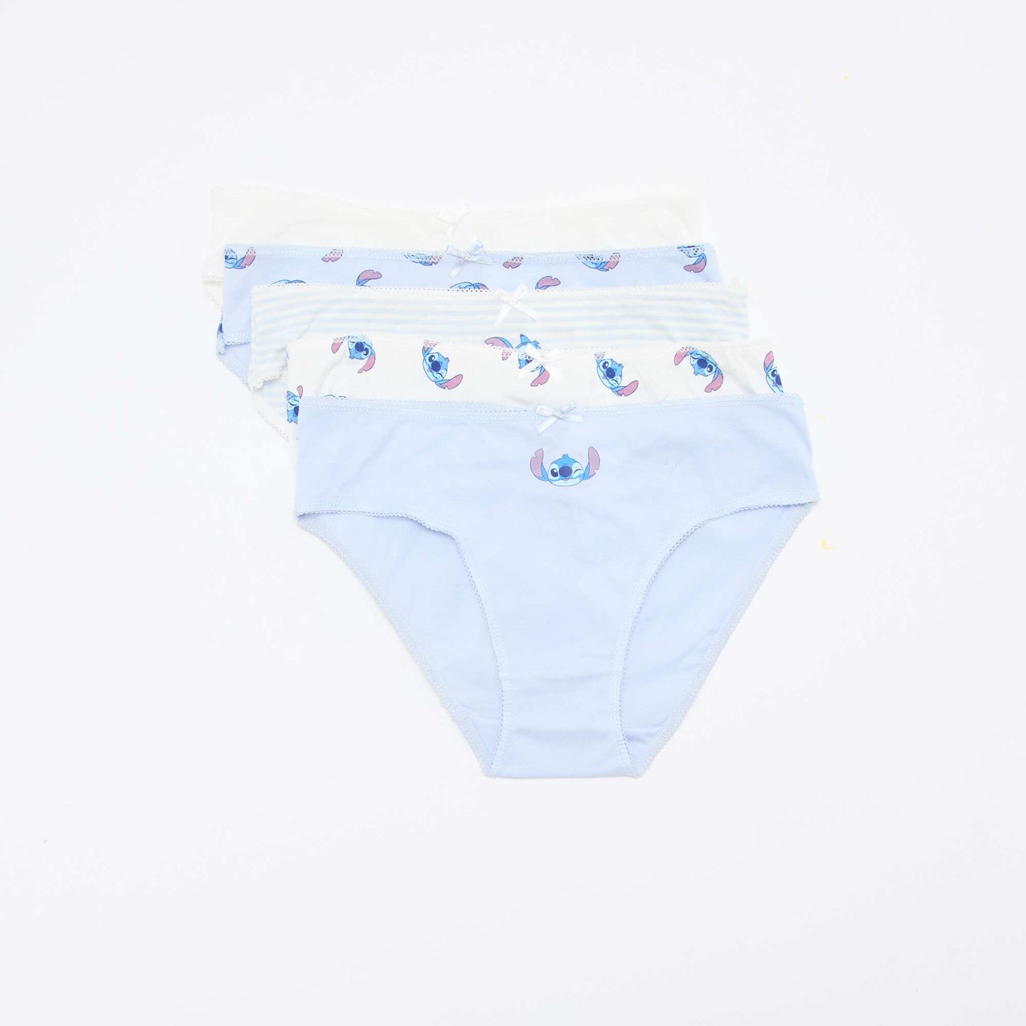 Lot de 5 culottes 'Stitch' BLEU