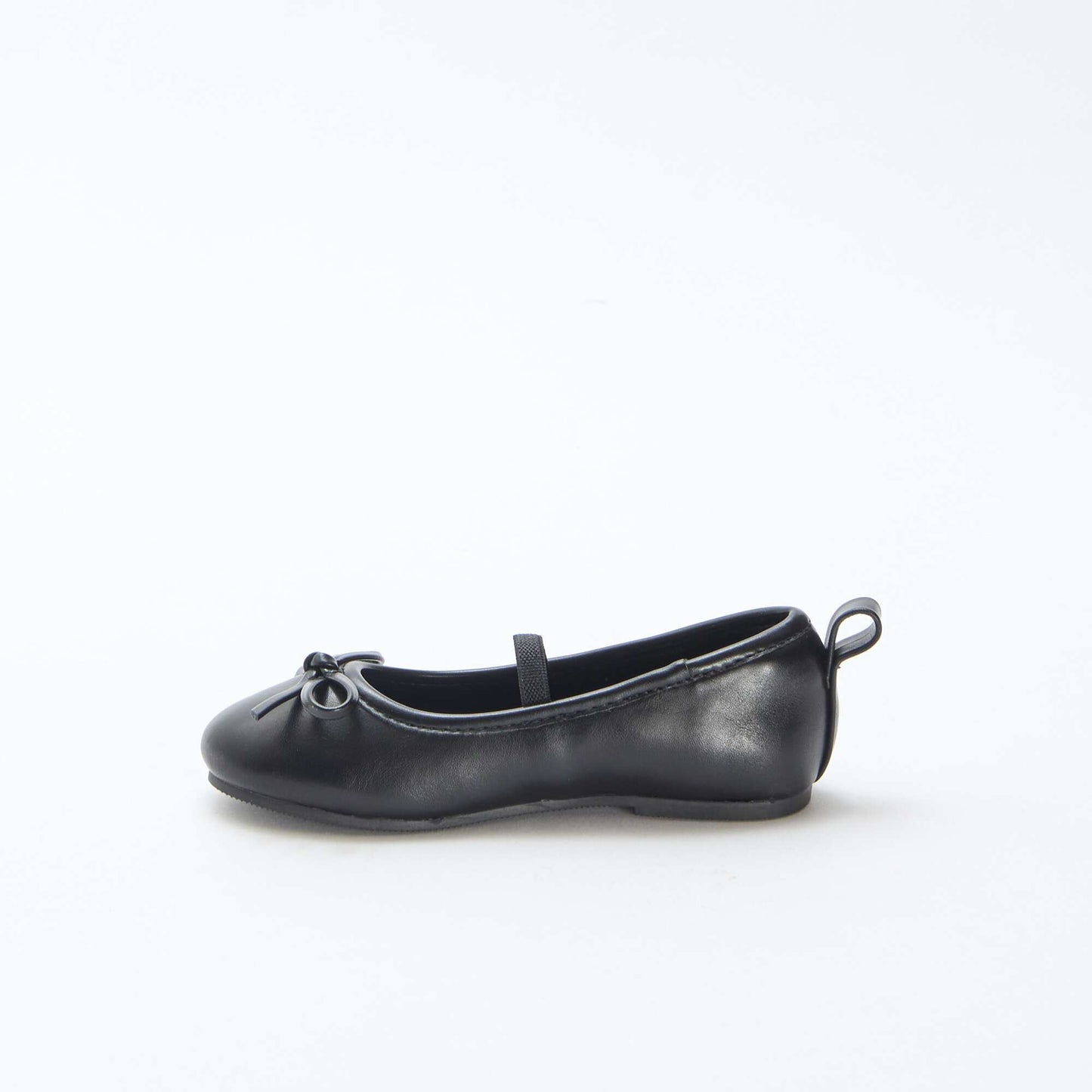Ballerines en simili à bride NOIR