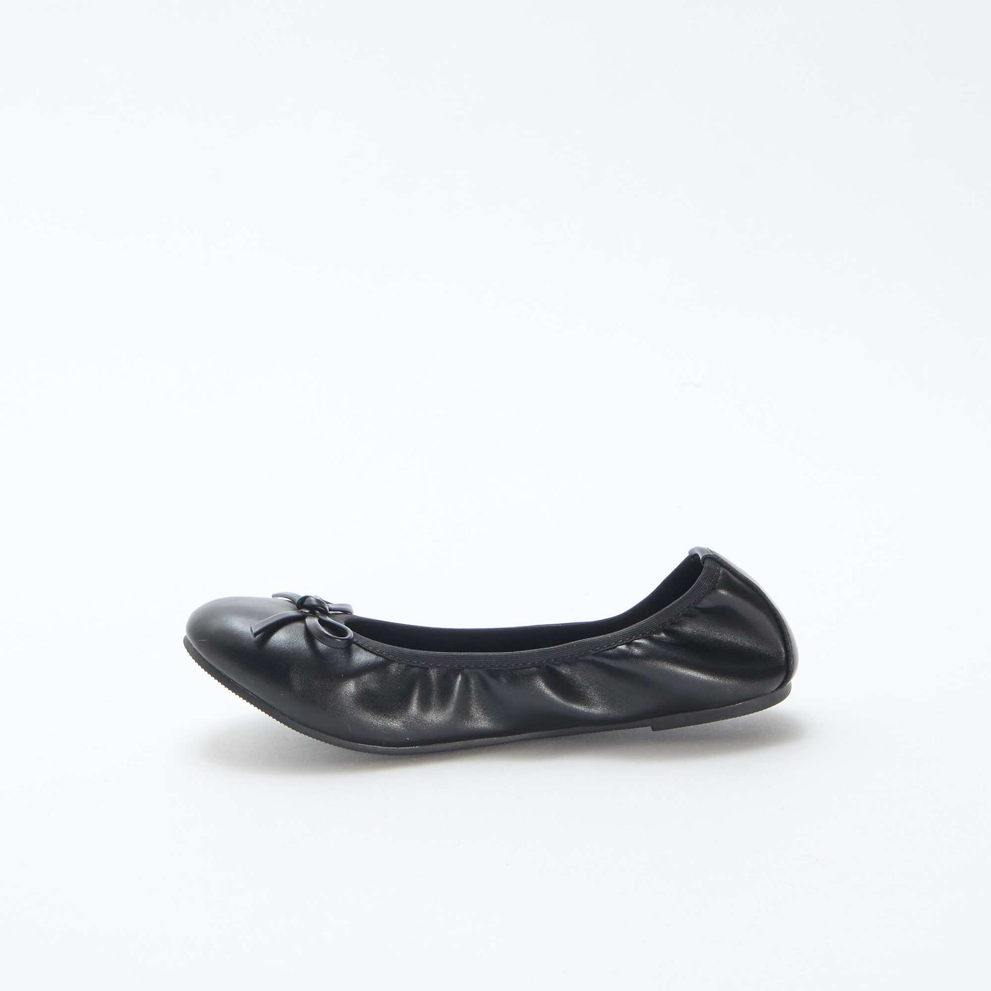 Ballerines plates unie NOIR