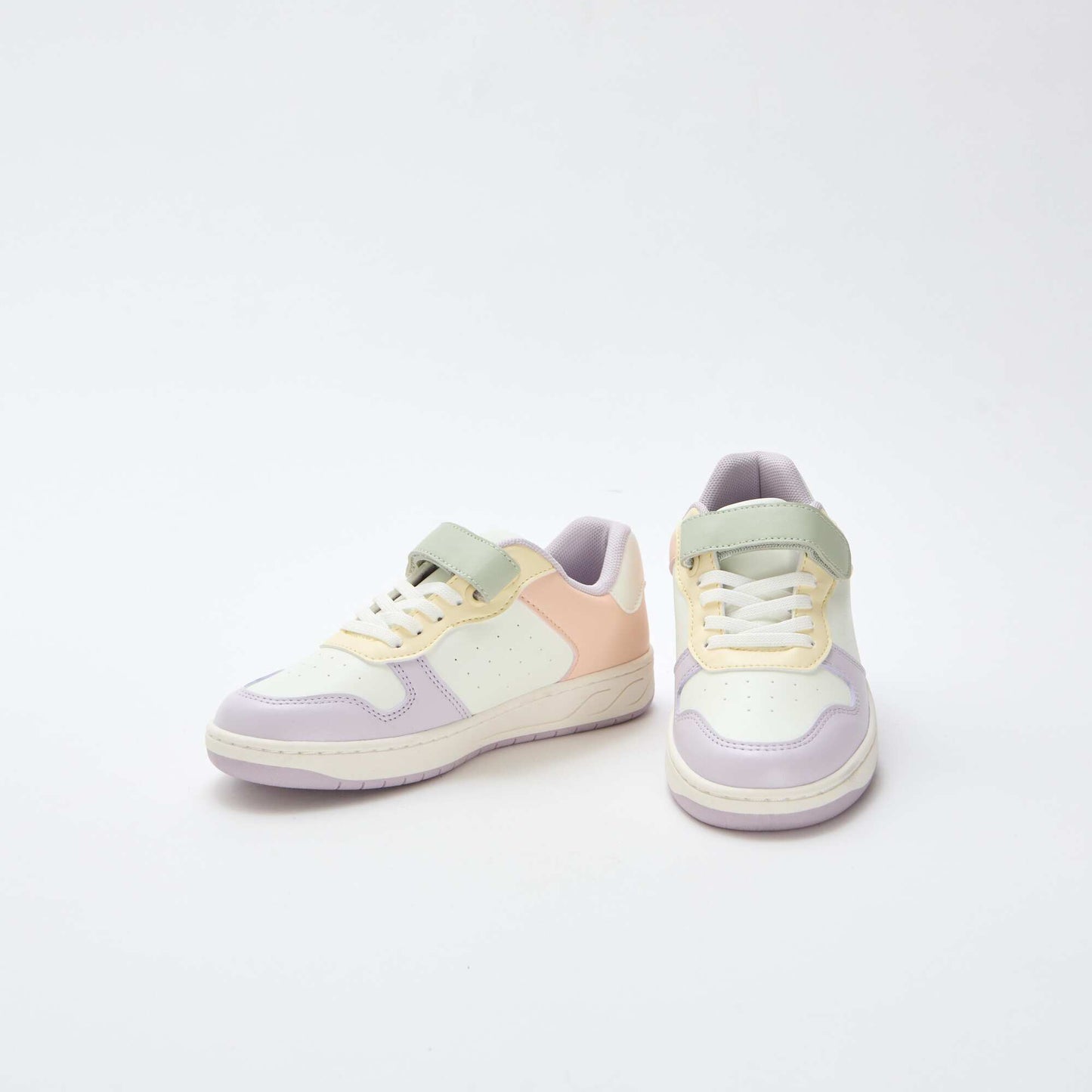 Baskets basses bicolores ROSE