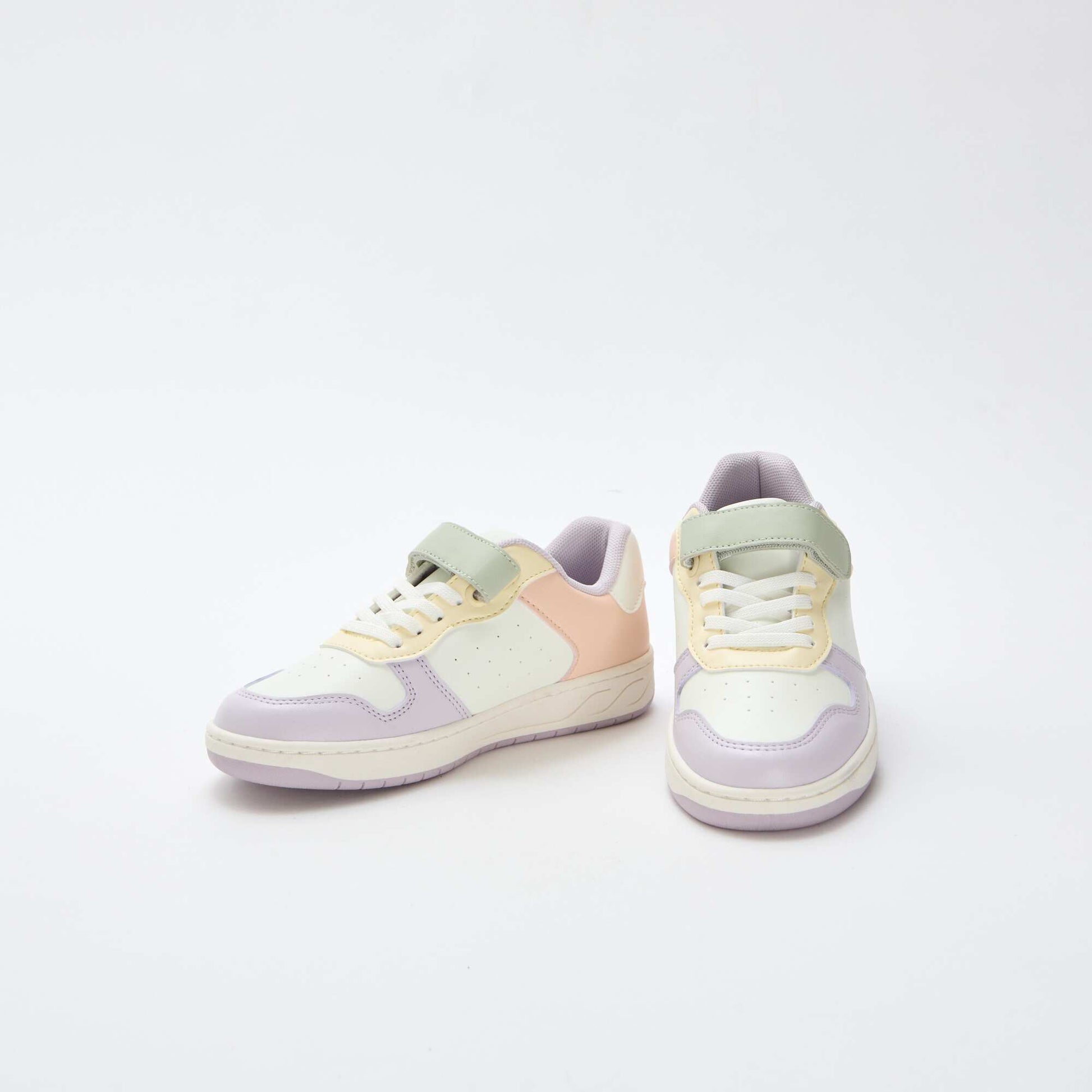 Baskets basses bicolores ROSE