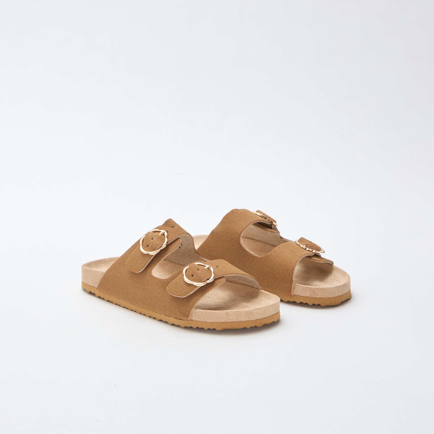 Mules double bride MARRON
