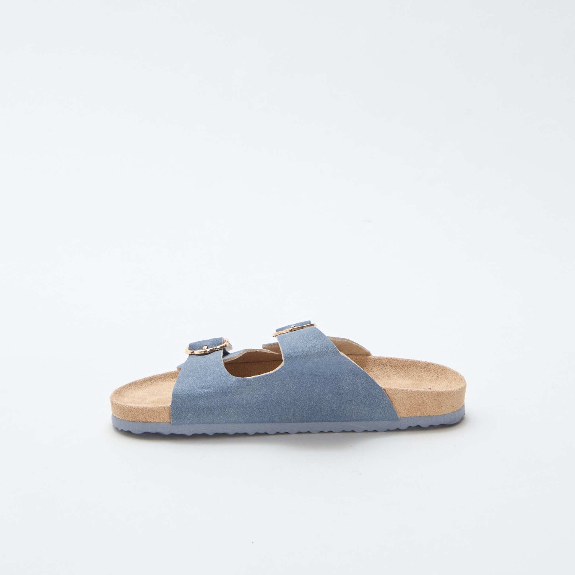 Mules double bride BLEU