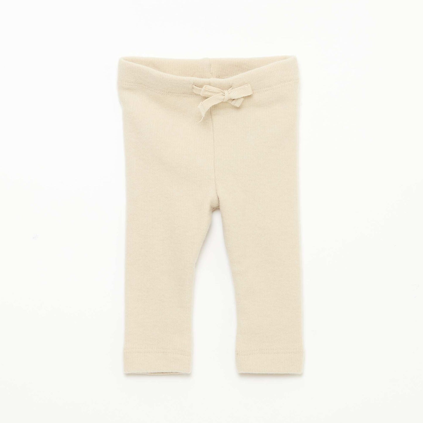 Lot de 2 leggings en maille doudou BEIGE/GRIS