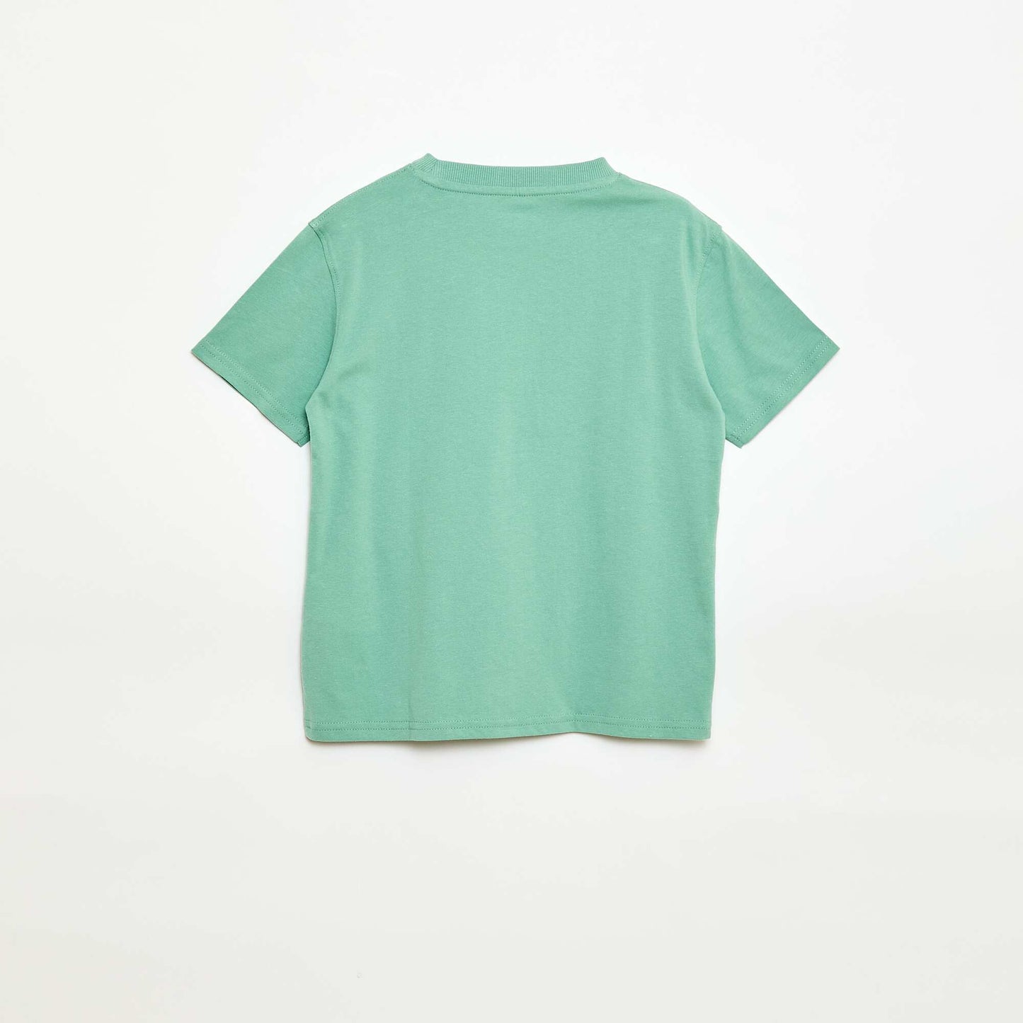 T-shirt imprimé à message VERT