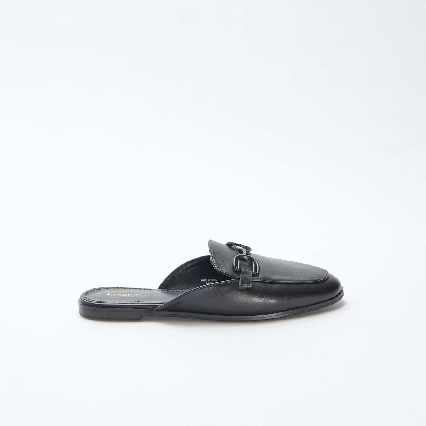 Mocassin détaillée à chaine NOIR