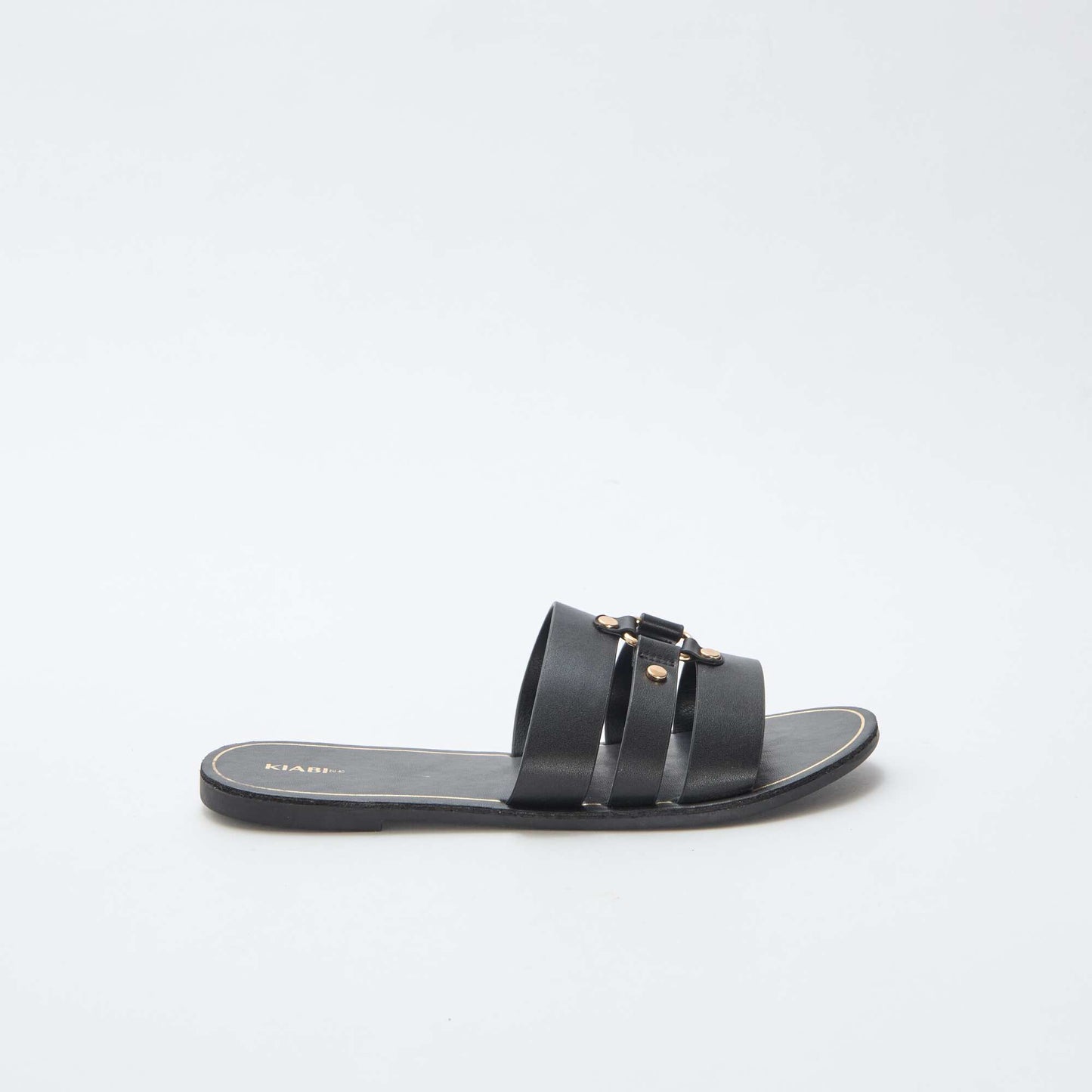 Mules plates NOIR