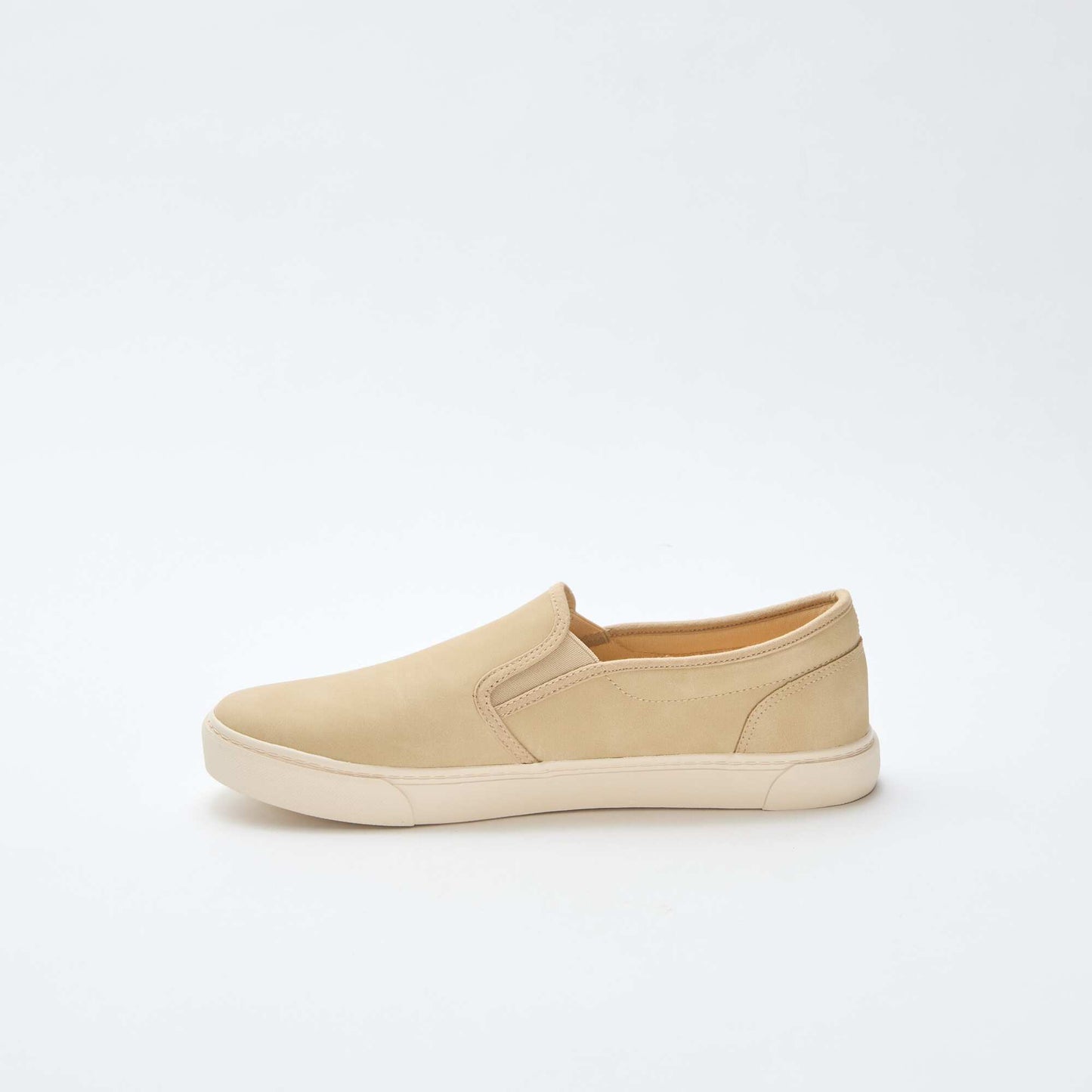 Baskets slip-on type suédine BEIGE