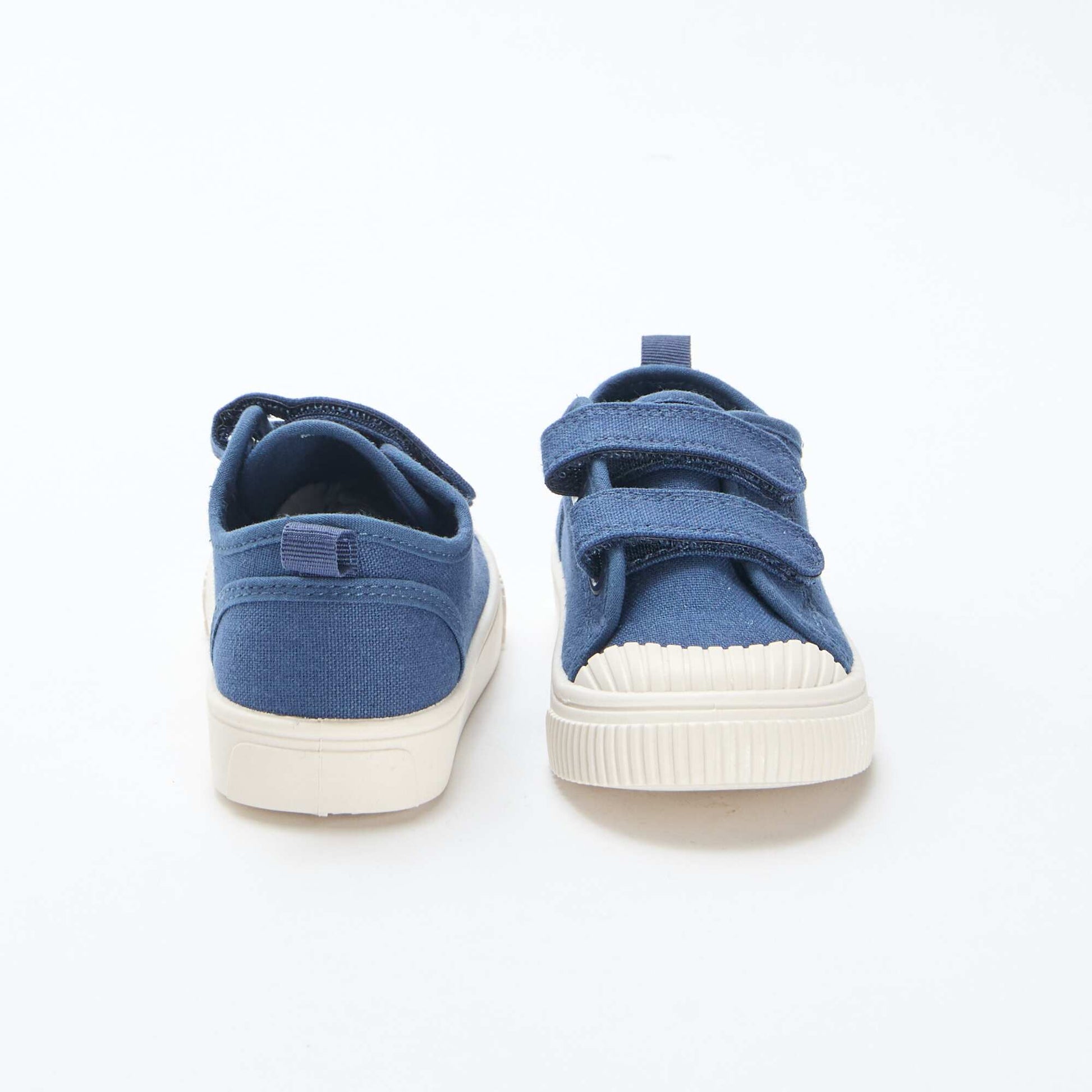 Baskets en toile unie BLEU