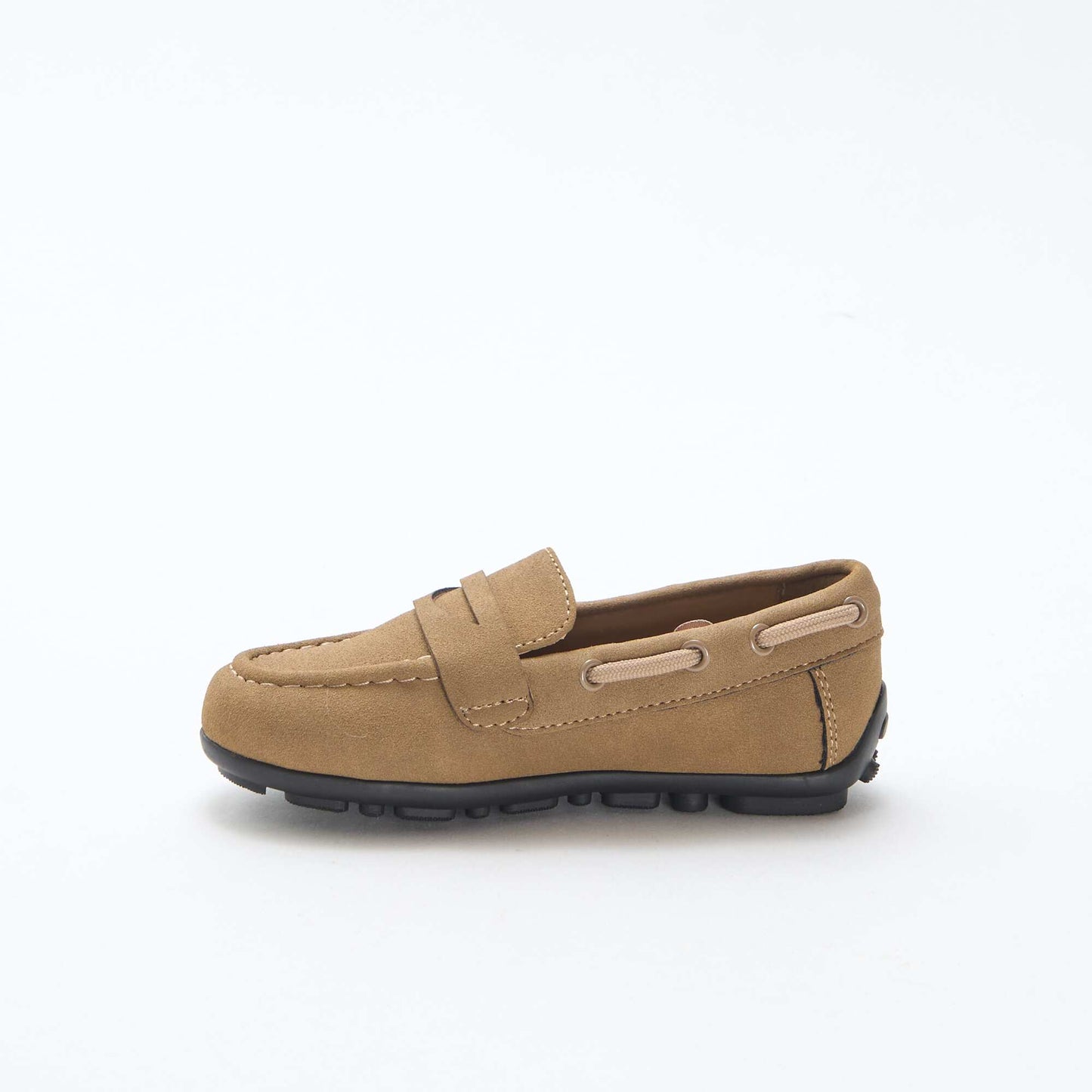Mocassins unis MARRON