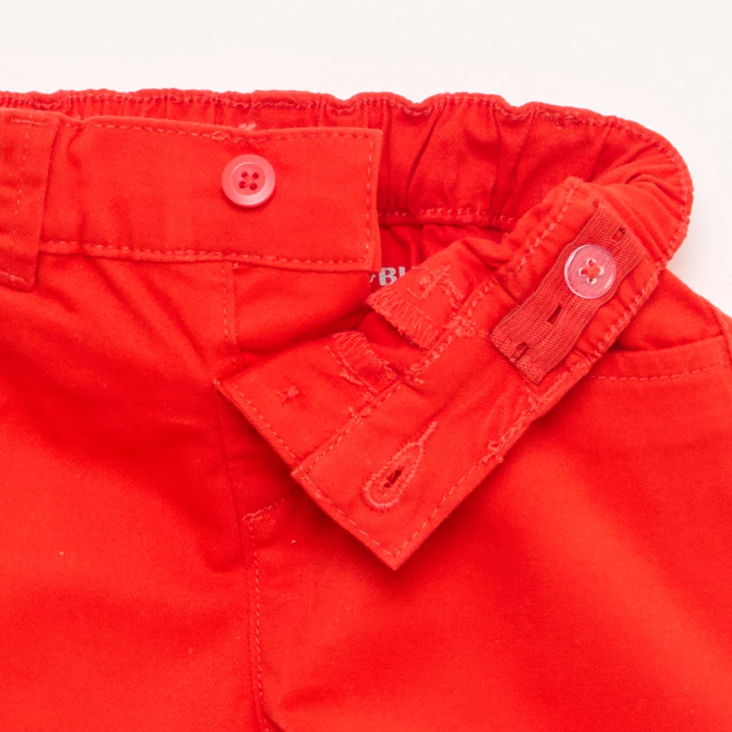 Short en twill uni ROUGE