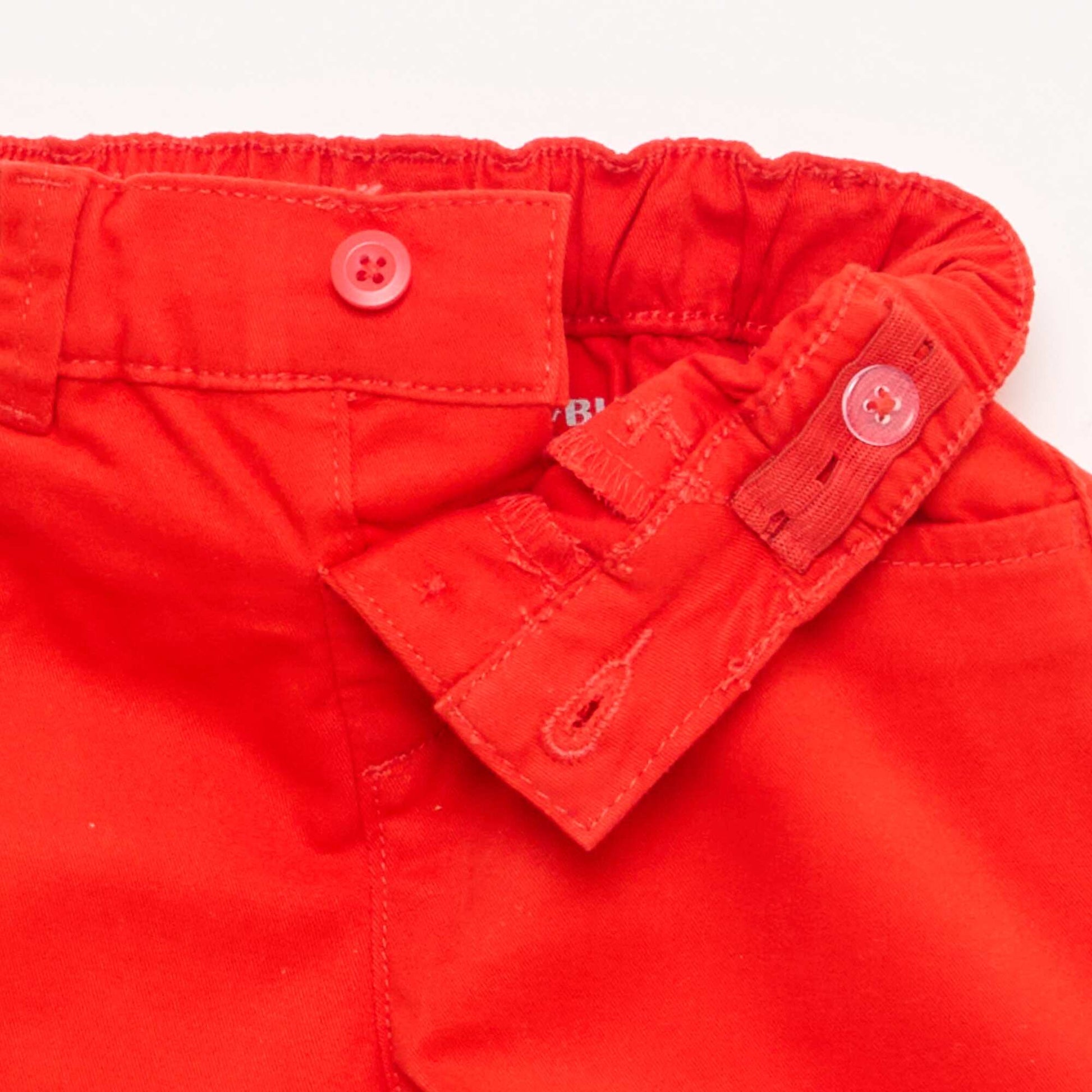 Short en twill uni ROUGE
