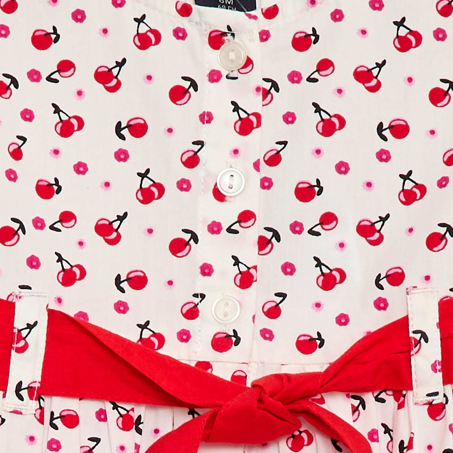 Robe légère à manches courtes unie ROSE