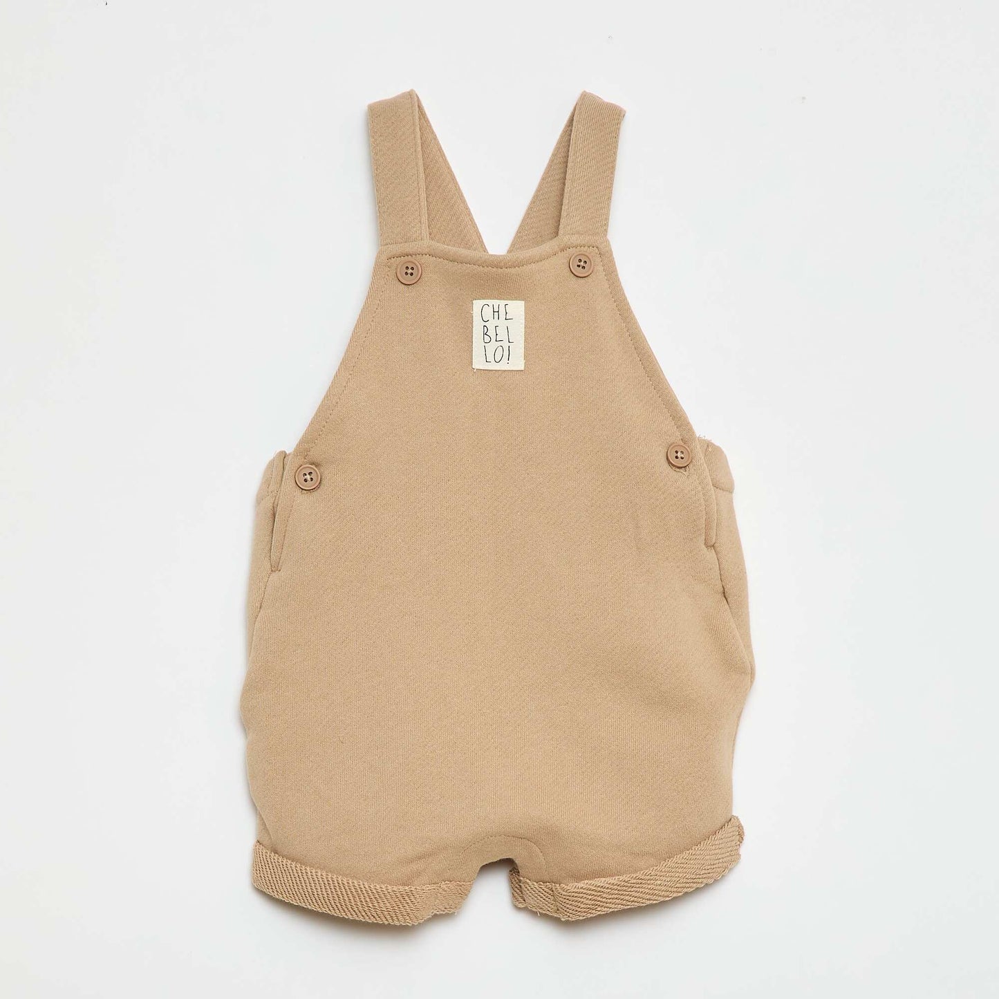 Salopette courte uni BEIGE