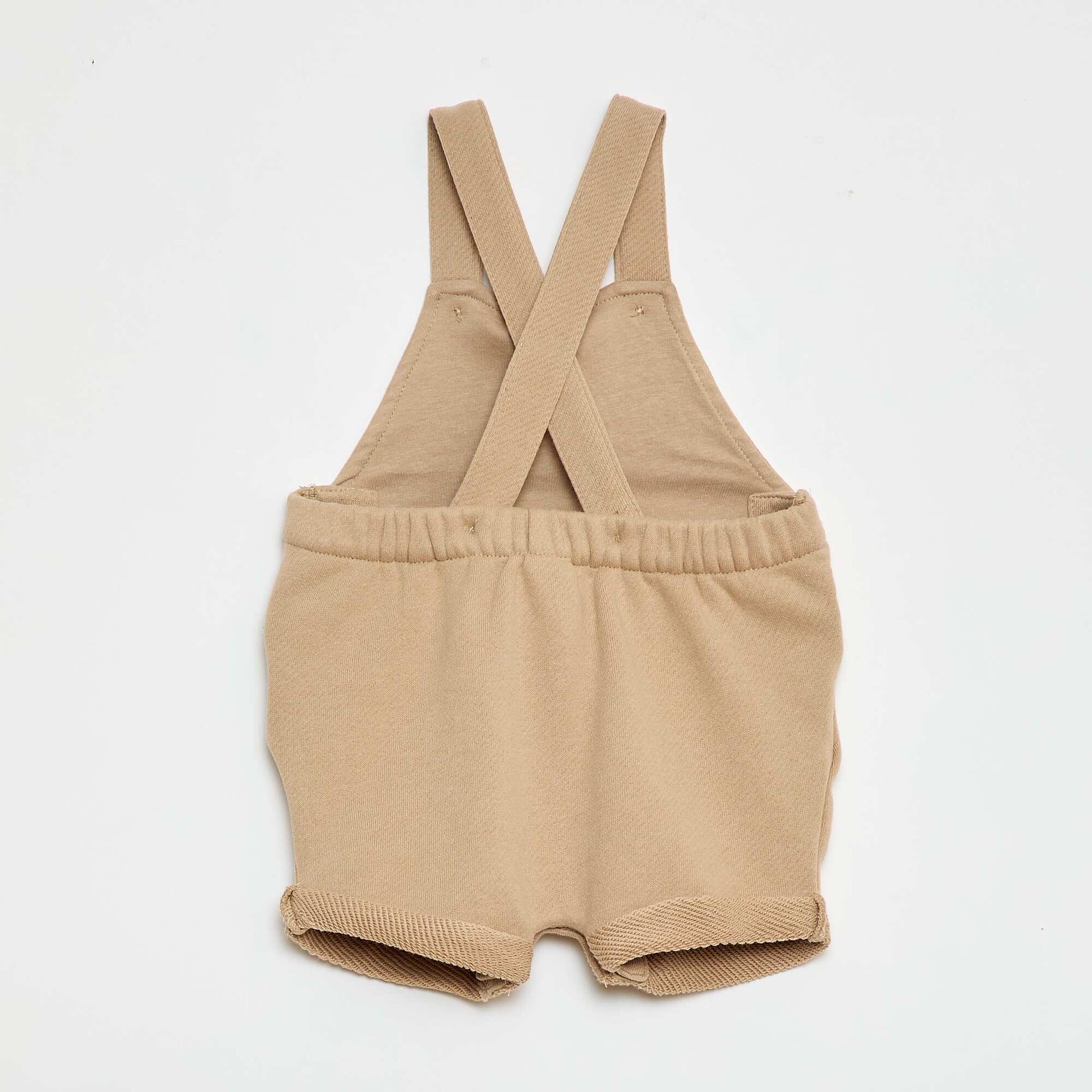 Salopette courte uni BEIGE