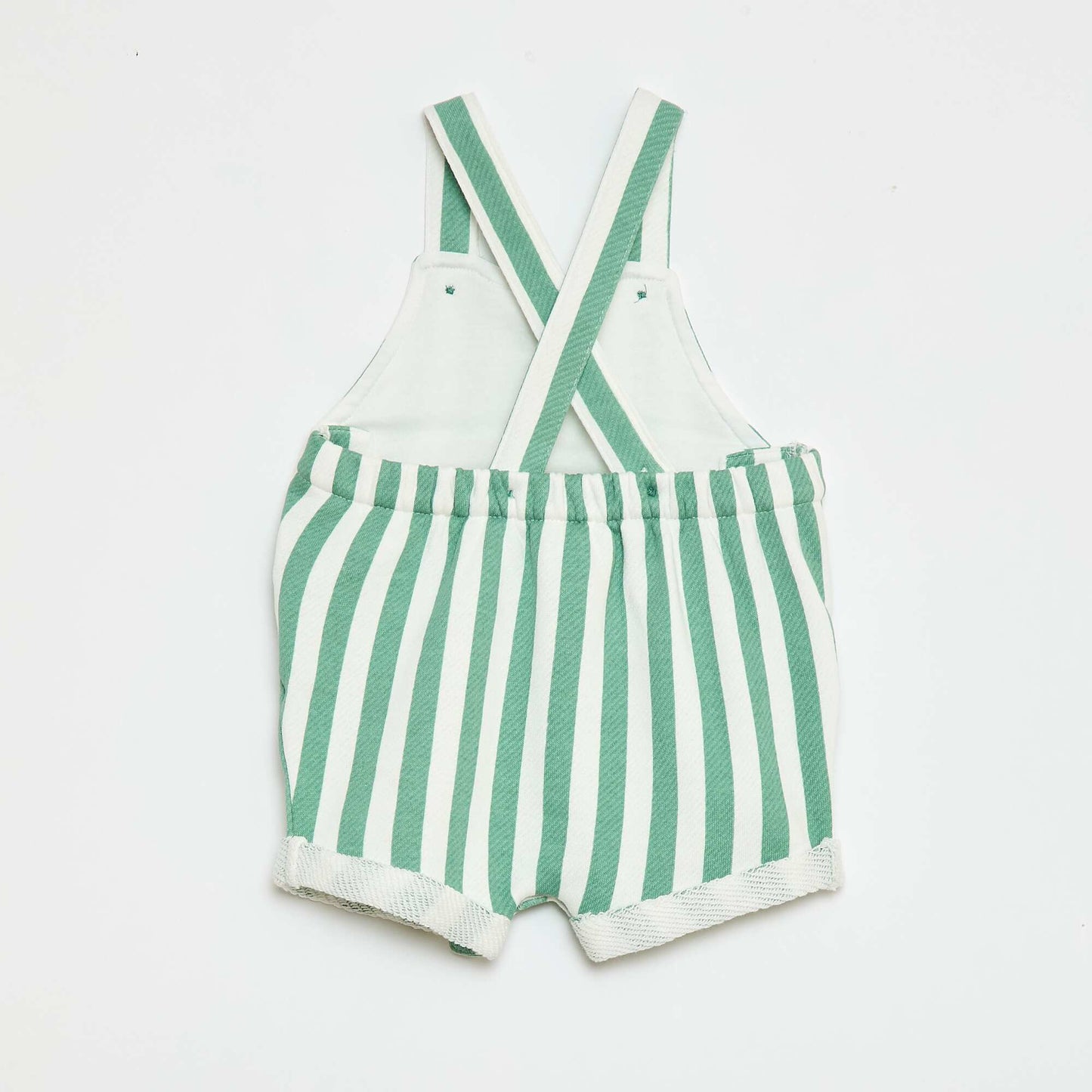Salopette courte uni VERT