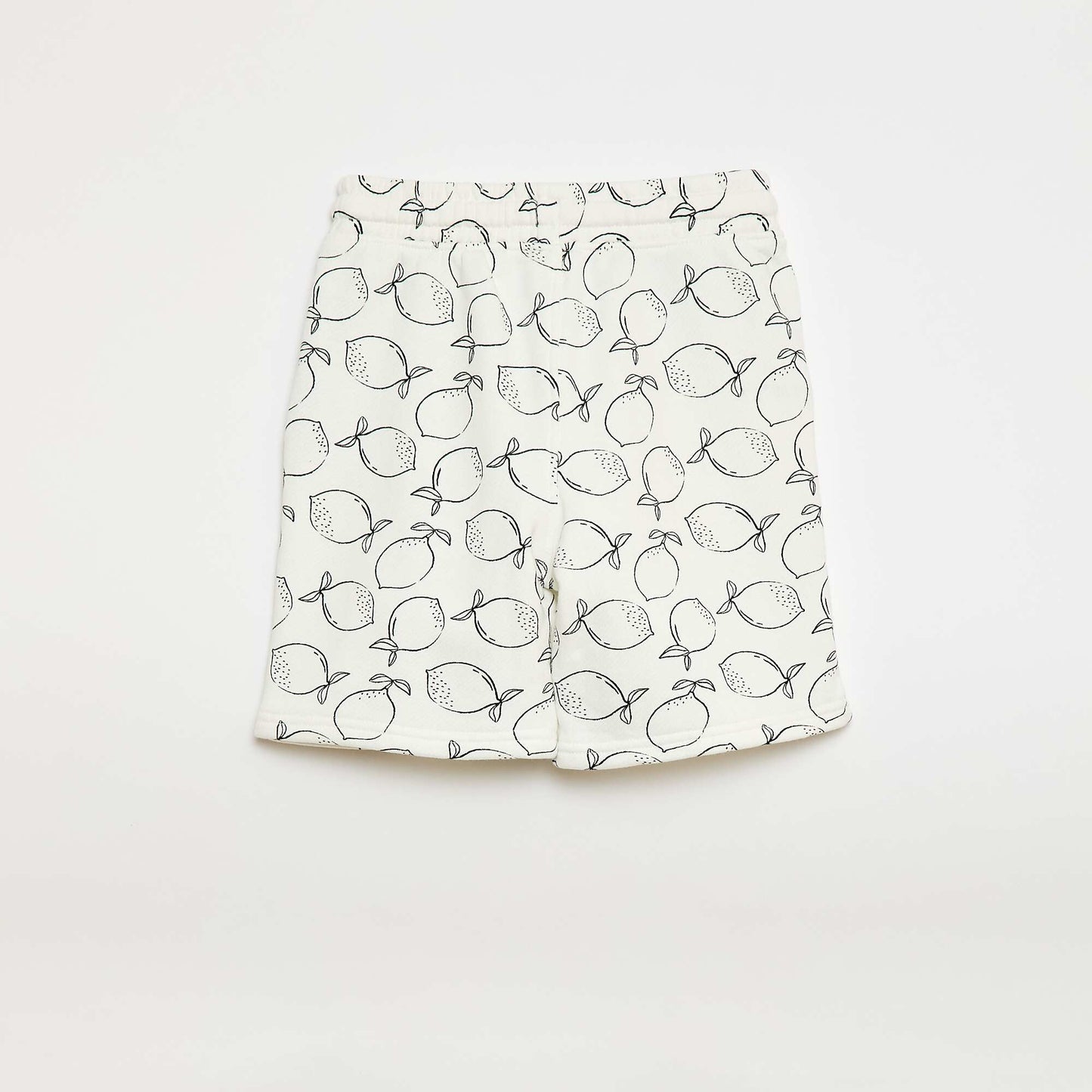 Short en molleton léger avec 2 poches BEIGE
