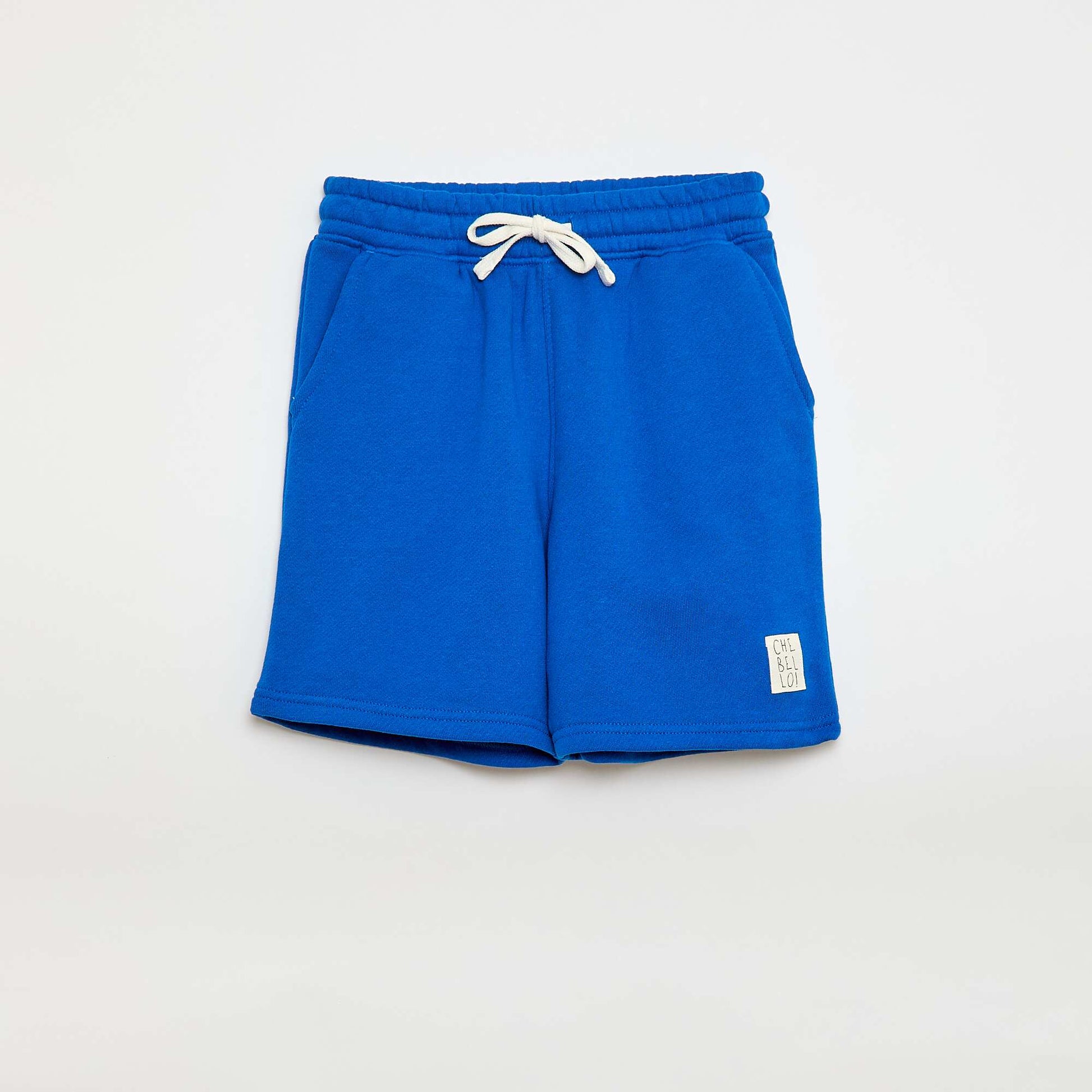 Short en molleton léger avec 2 poches VERT