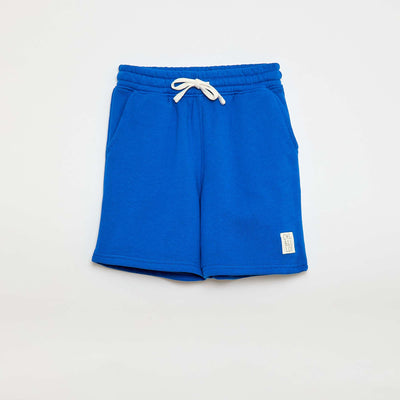 Short en molleton léger avec 2 poches VERT