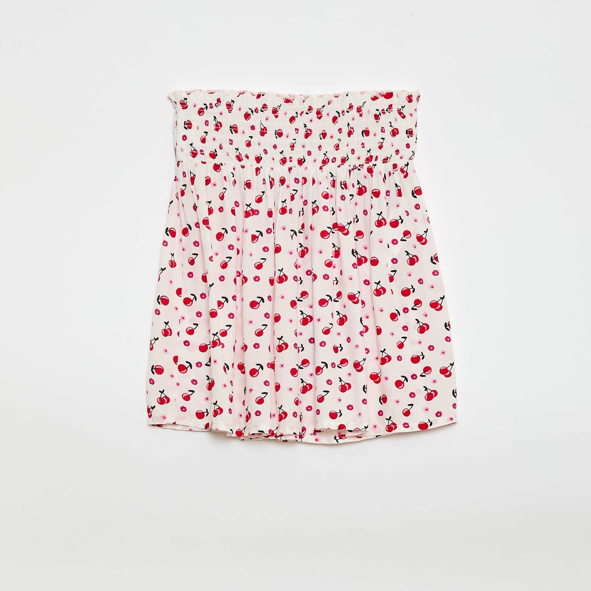 Jupe en maille légère BLANC