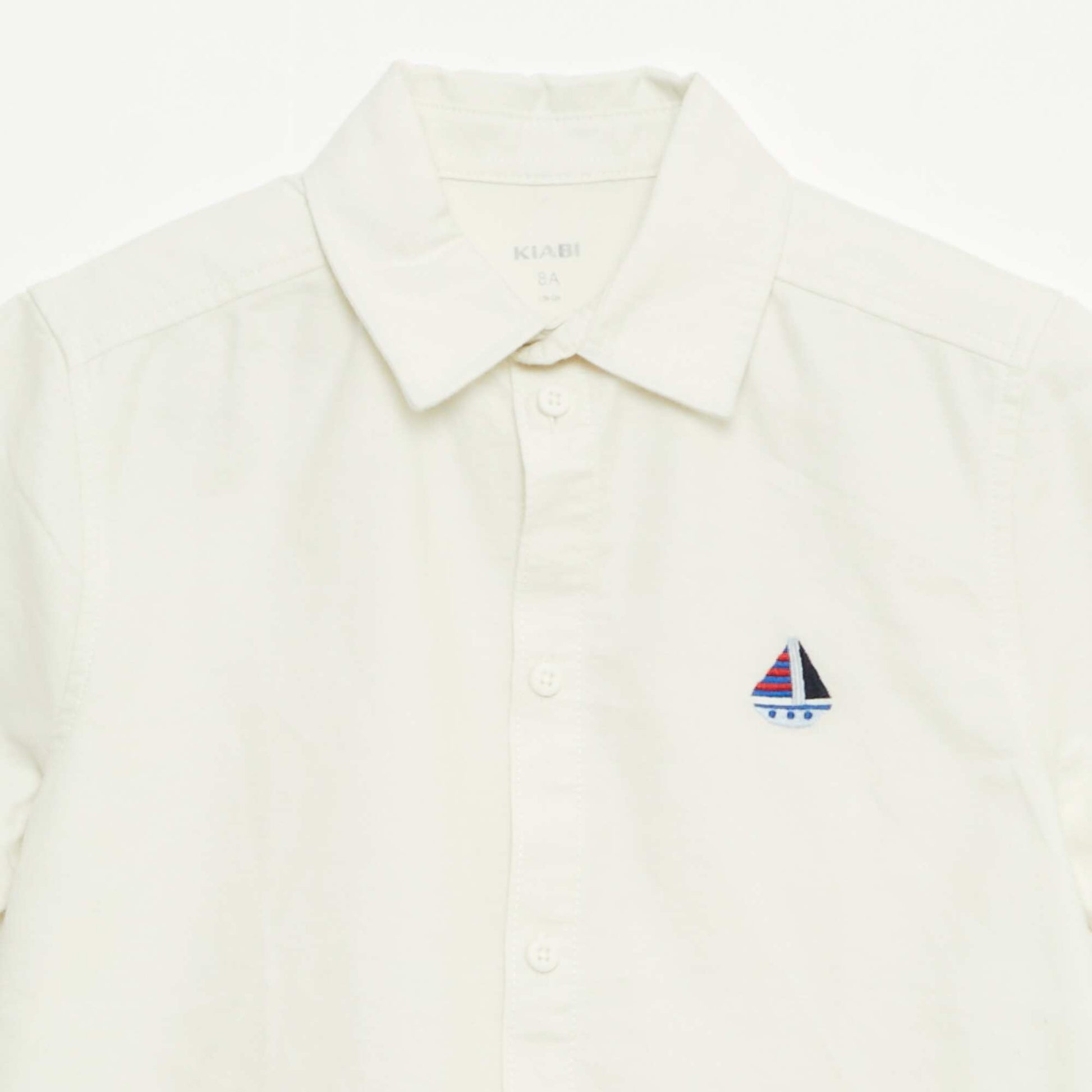 Chemise à manches courtes BLANC