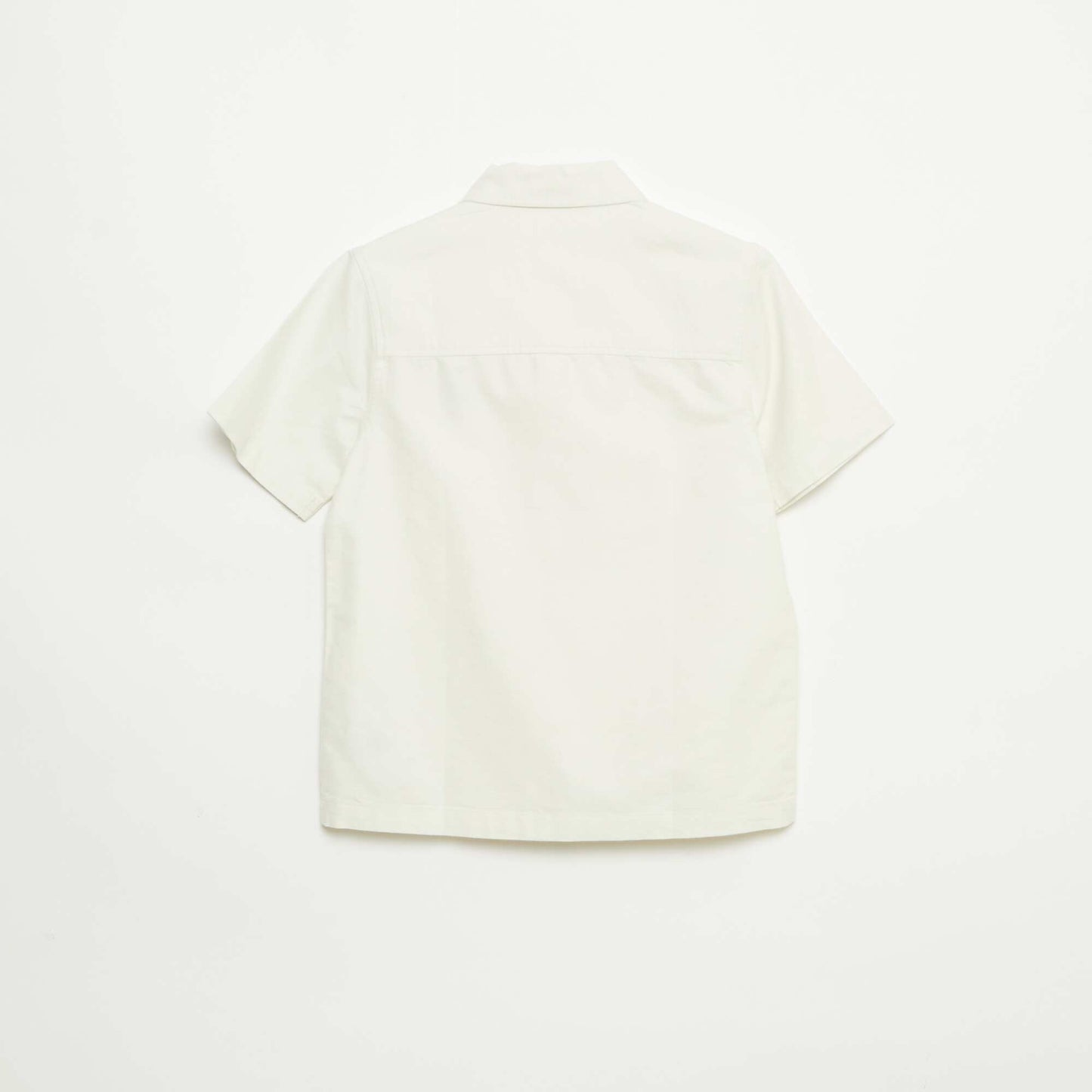 Chemise à manches courtes BLANC