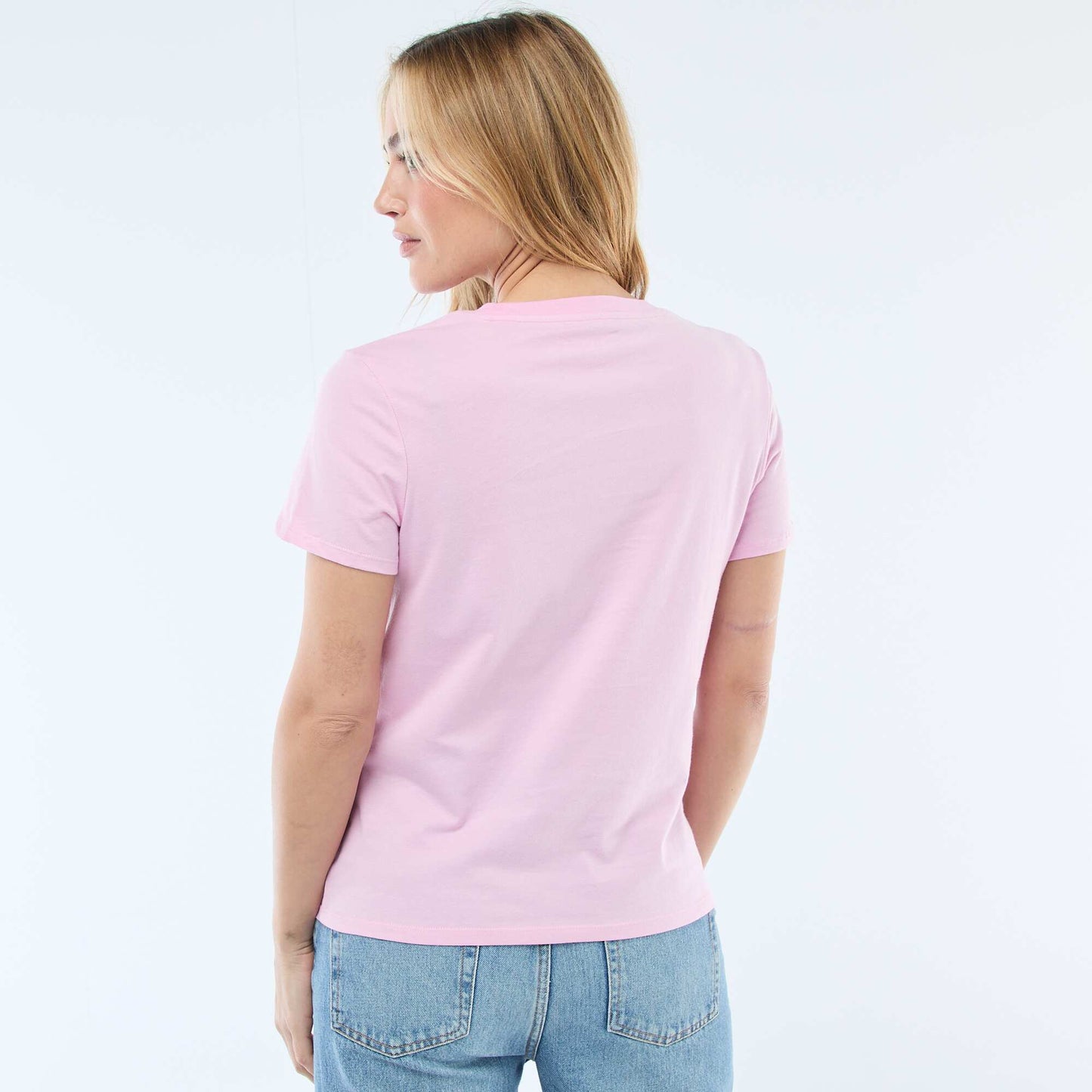 Tee-shirt en jersey manches courtes ROSE