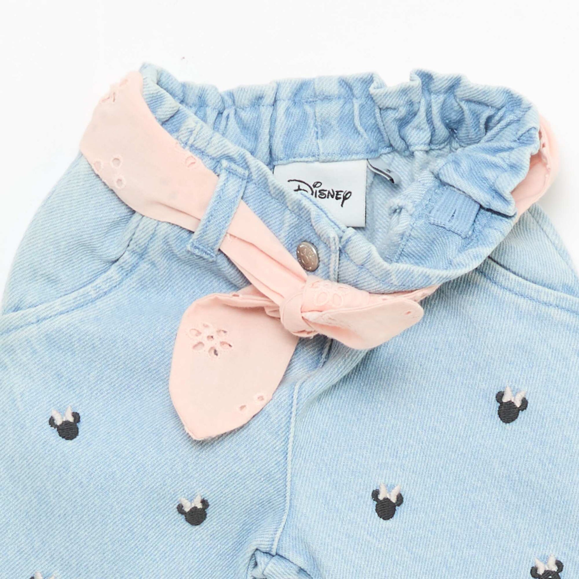 Jean paperbag à motif 'Minnie' 'Disney' BLEU