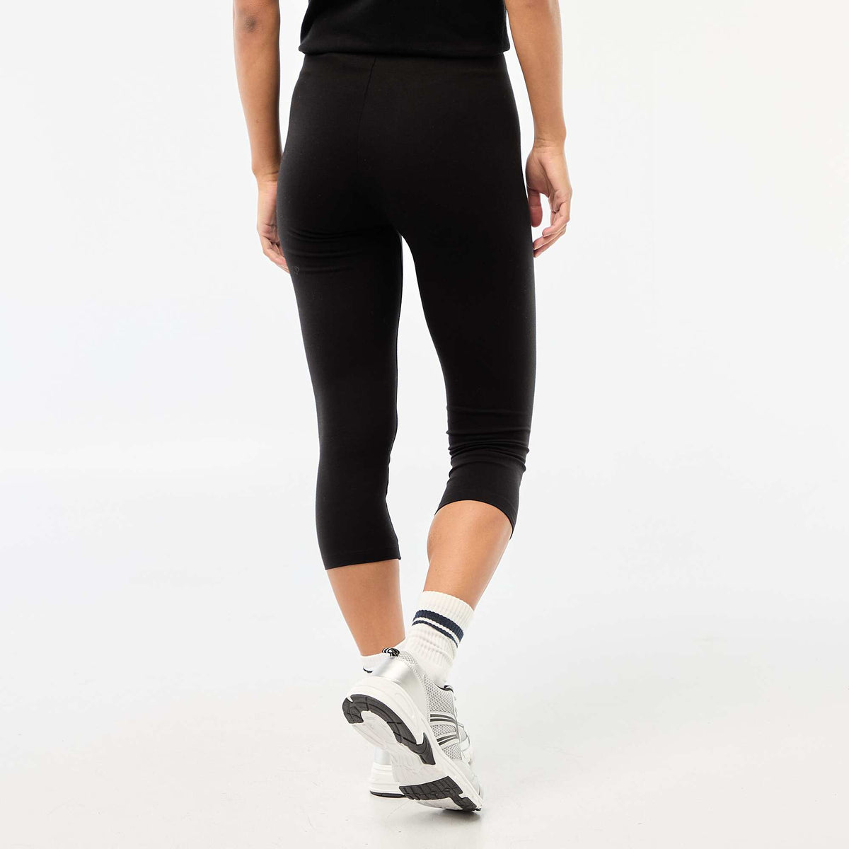 Legging court uni NOIR