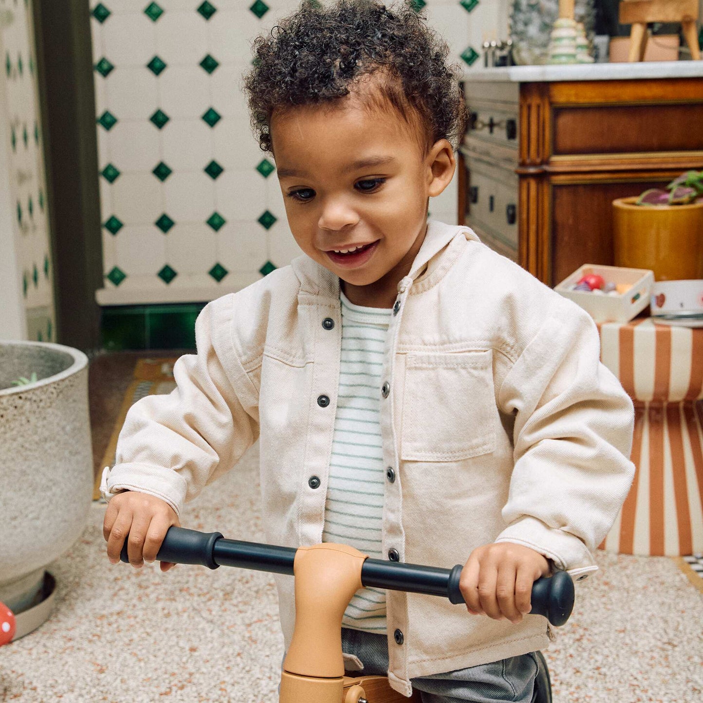 Chemise en twill à capuche BLANC