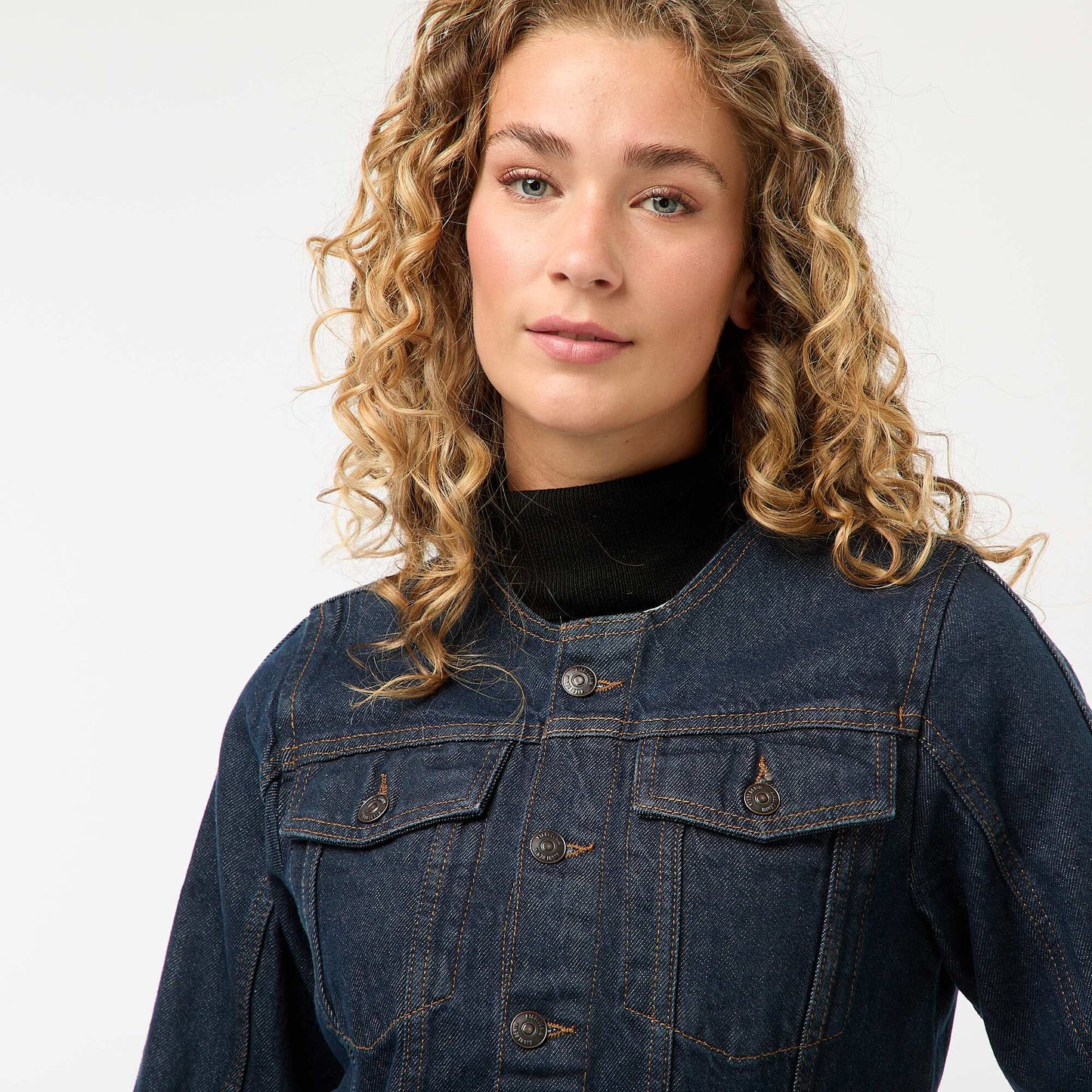 Veste cintrée en denim brut RINCE