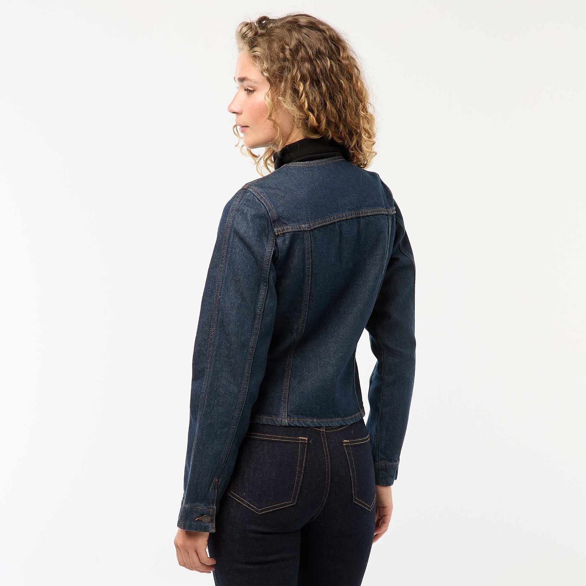 Veste cintrée en denim brut RINCE