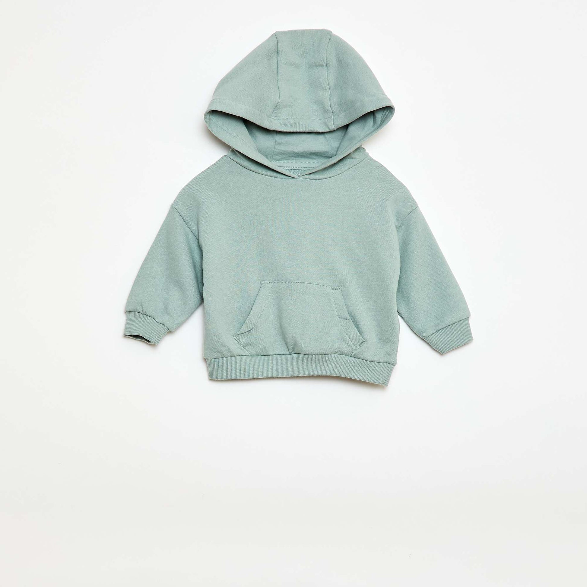 Ensemble sweat à capuche + jogging monochrome - 2 pièces BLEU