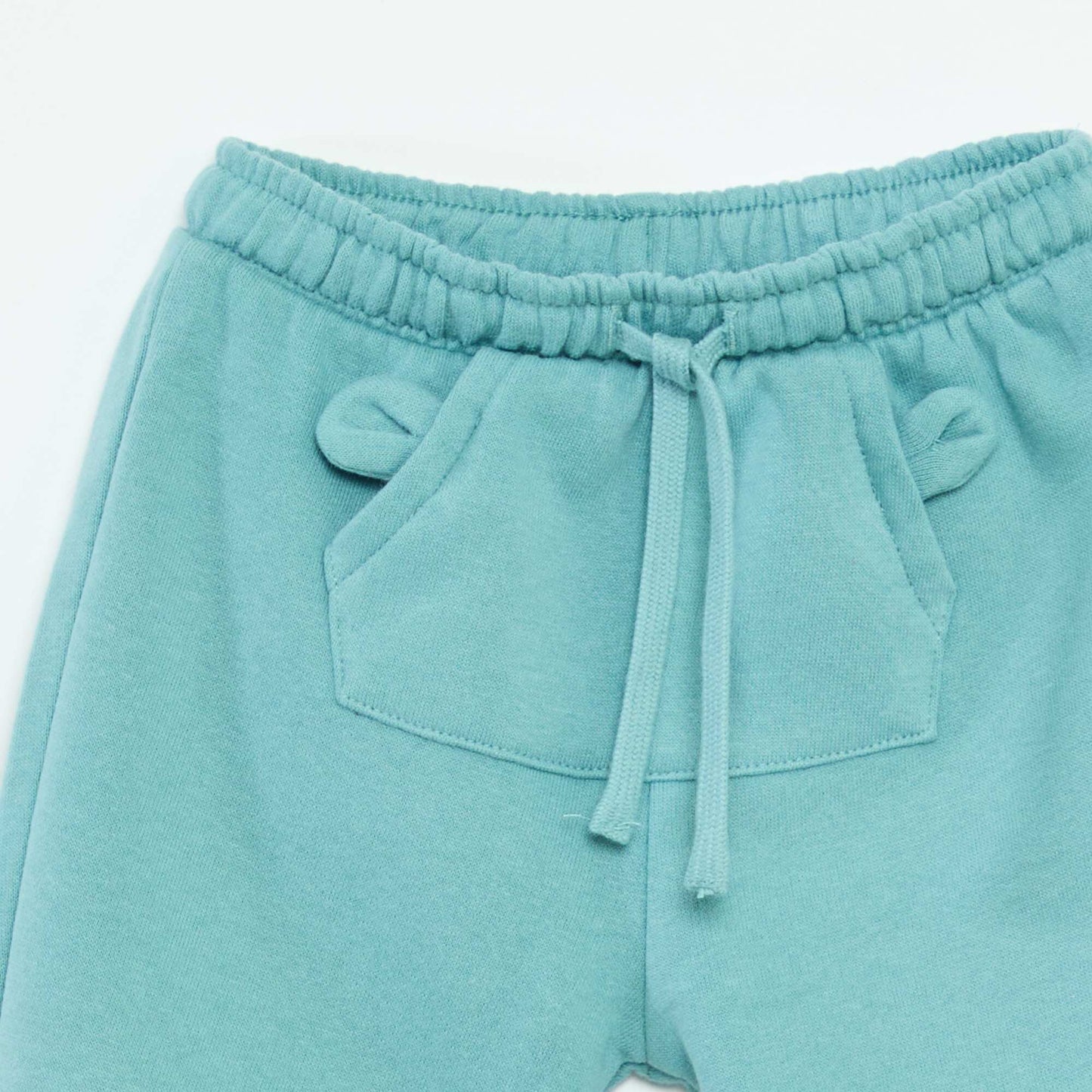 Jogging en molleton avec poche kangourou avec oreilles fantaisies BLEU