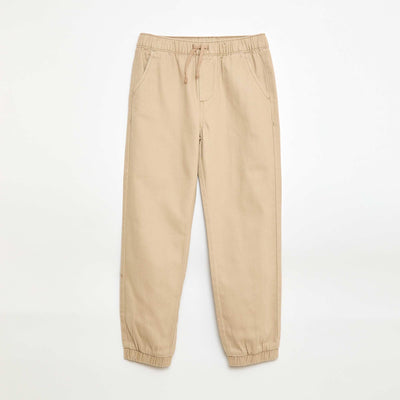 Pantalon style jogger BEIGE
