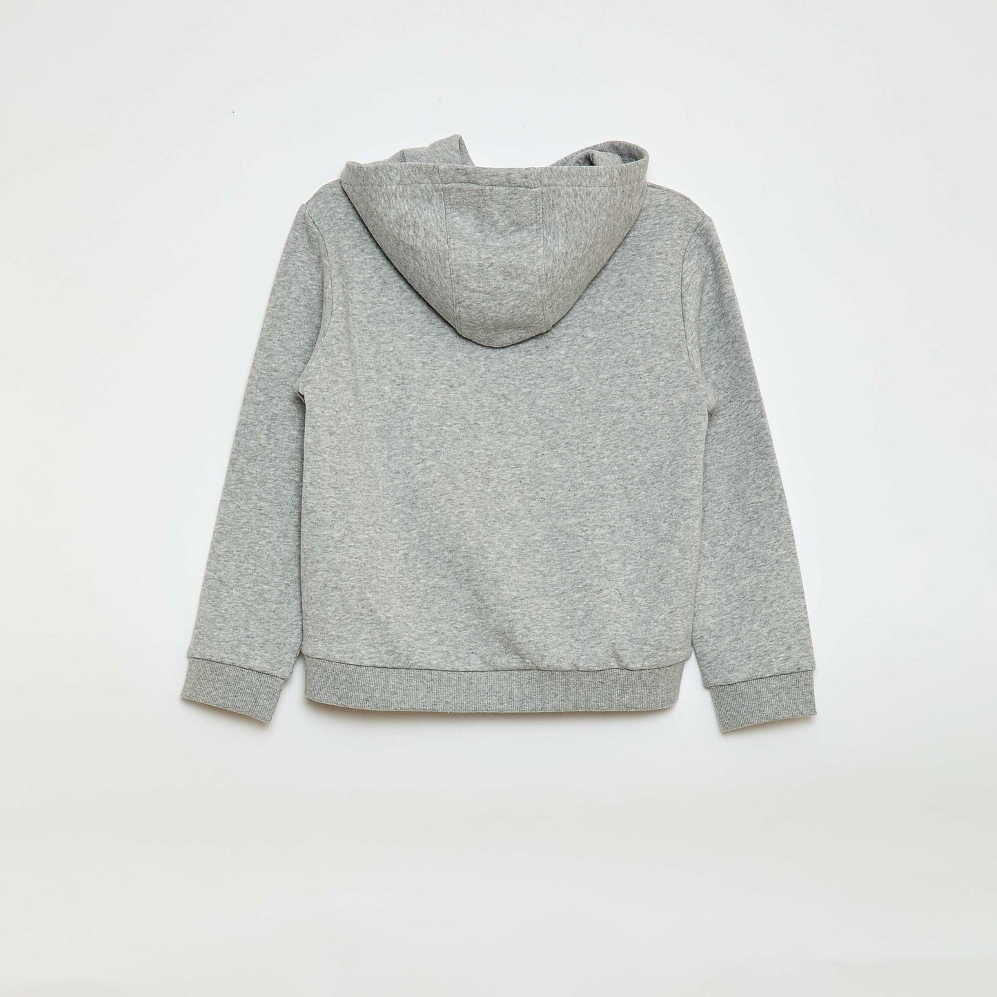 Sweat à capuche en molleton gratté GRIS