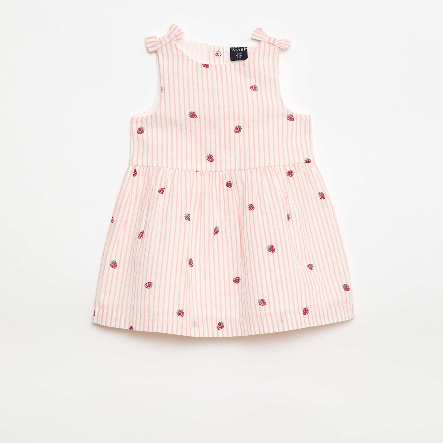 Robe coupe évasée sans manches ROSE