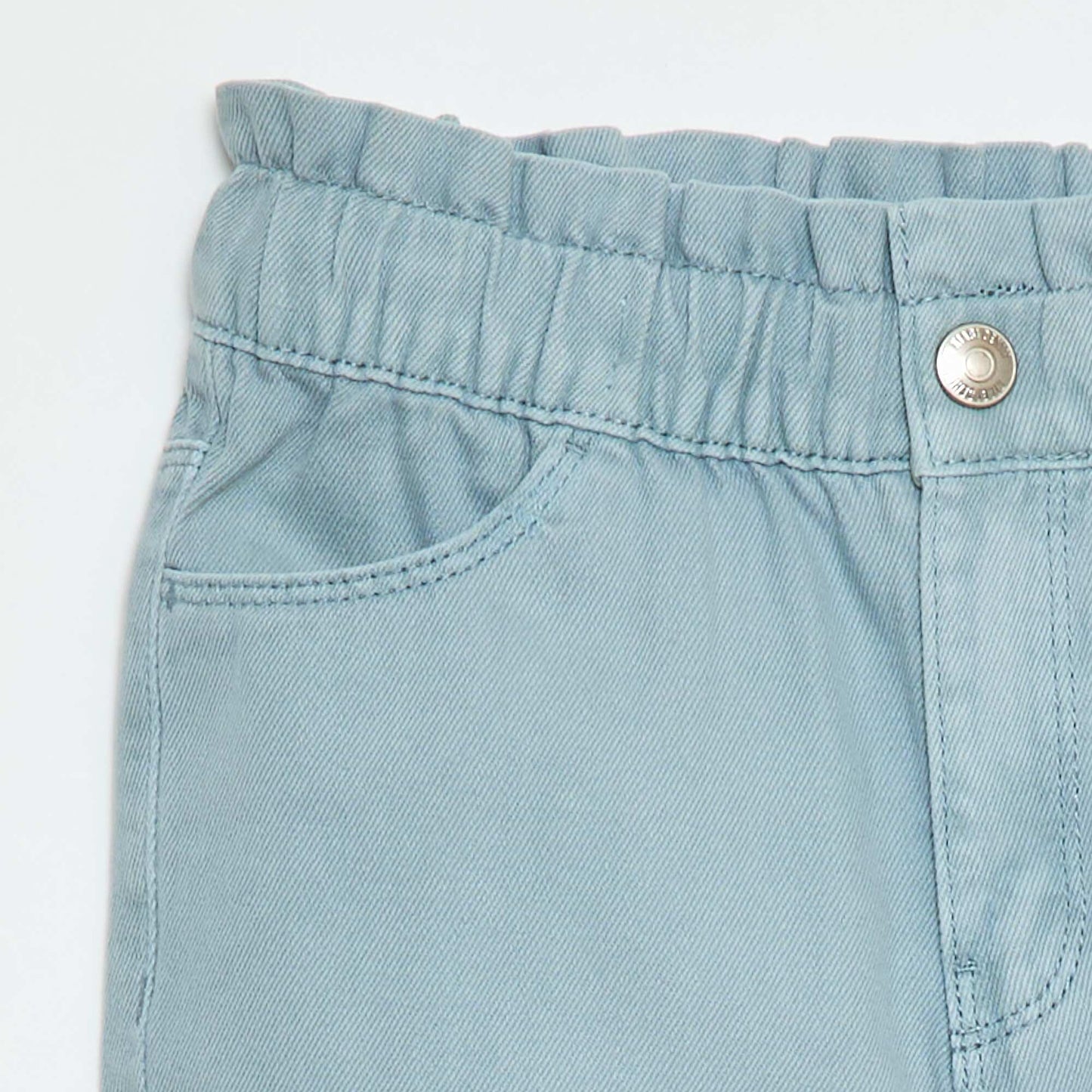 Pantalon en denim coupe mom BLEU