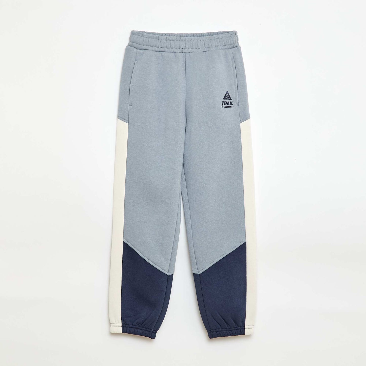 Jogging en molleton color block BLEU
