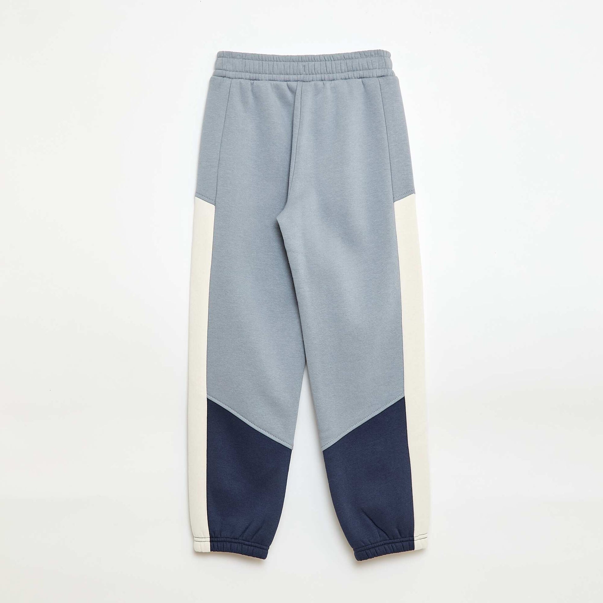 Jogging en molleton color block BLEU